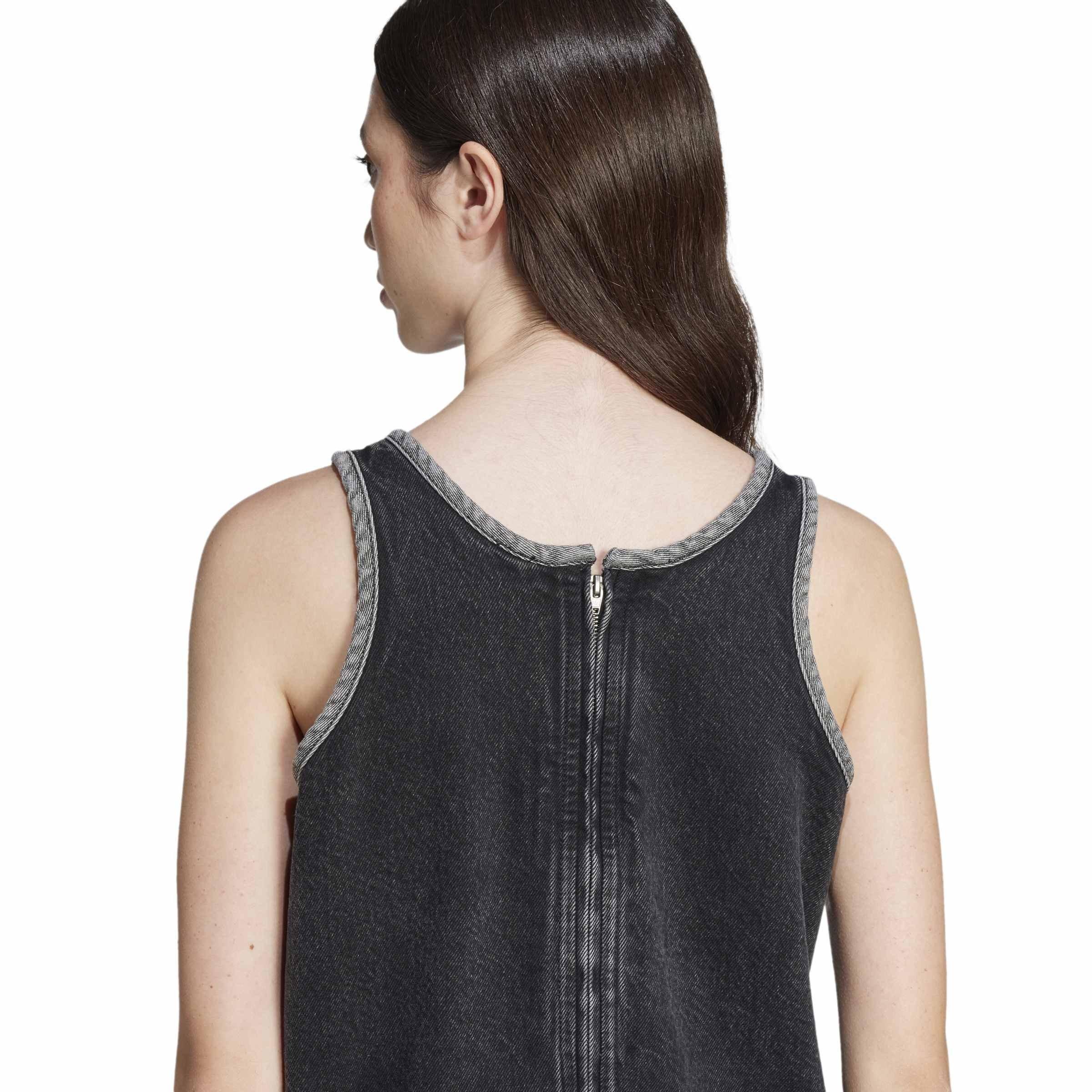 True Black De - adidas - Adidas Denim 3S Dres Ld99 - 5