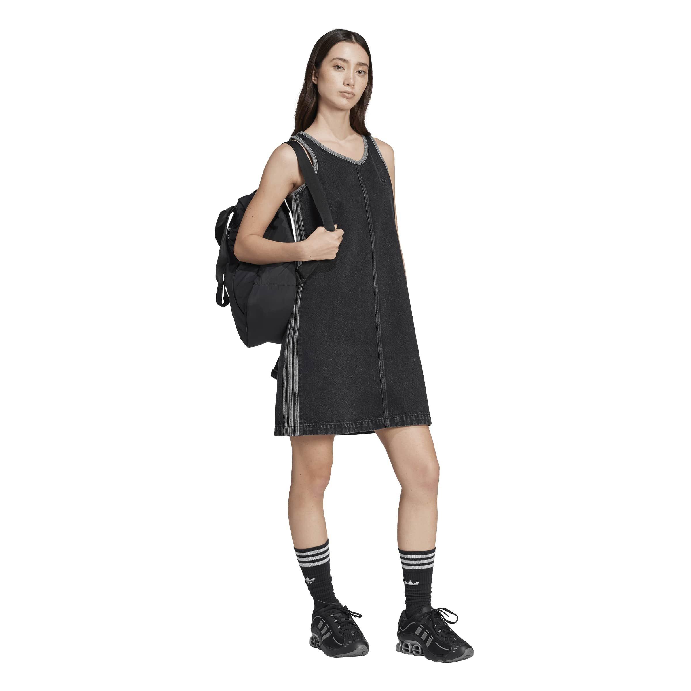 True Black De - adidas - Adidas Denim 3S Dres Ld99 - 6