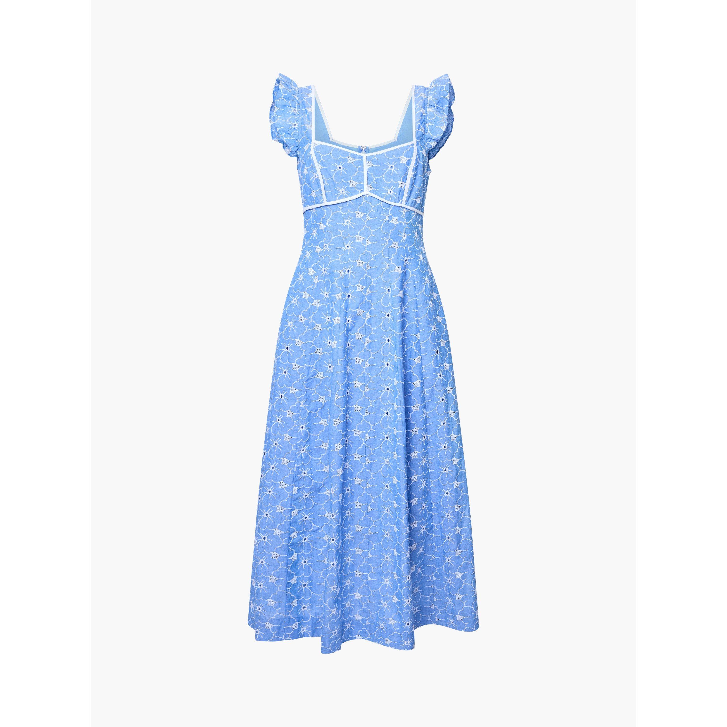 Chambray Blue - French Connection - Women's Long Maxi Dress