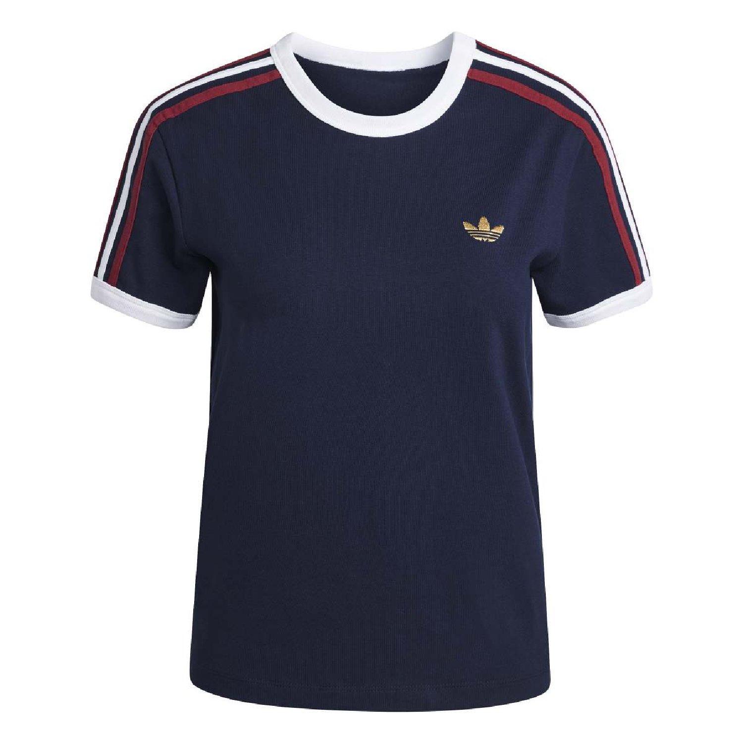 night indigo - adidas Originals - adidas Originals 3- Stripes Slim T- Shirt - 1