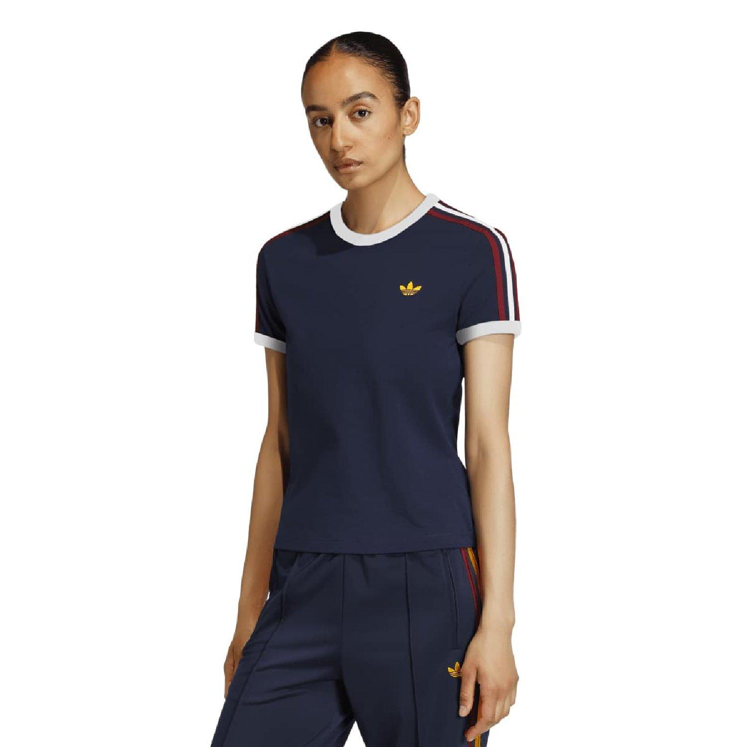 night indigo - adidas Originals - adidas Originals 3- Stripes Slim T- Shirt - 2