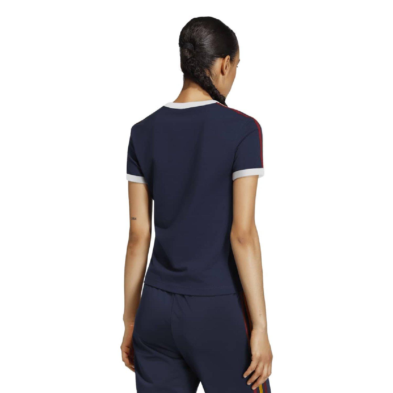 night indigo - adidas Originals - adidas Originals 3- Stripes Slim T- Shirt - 3