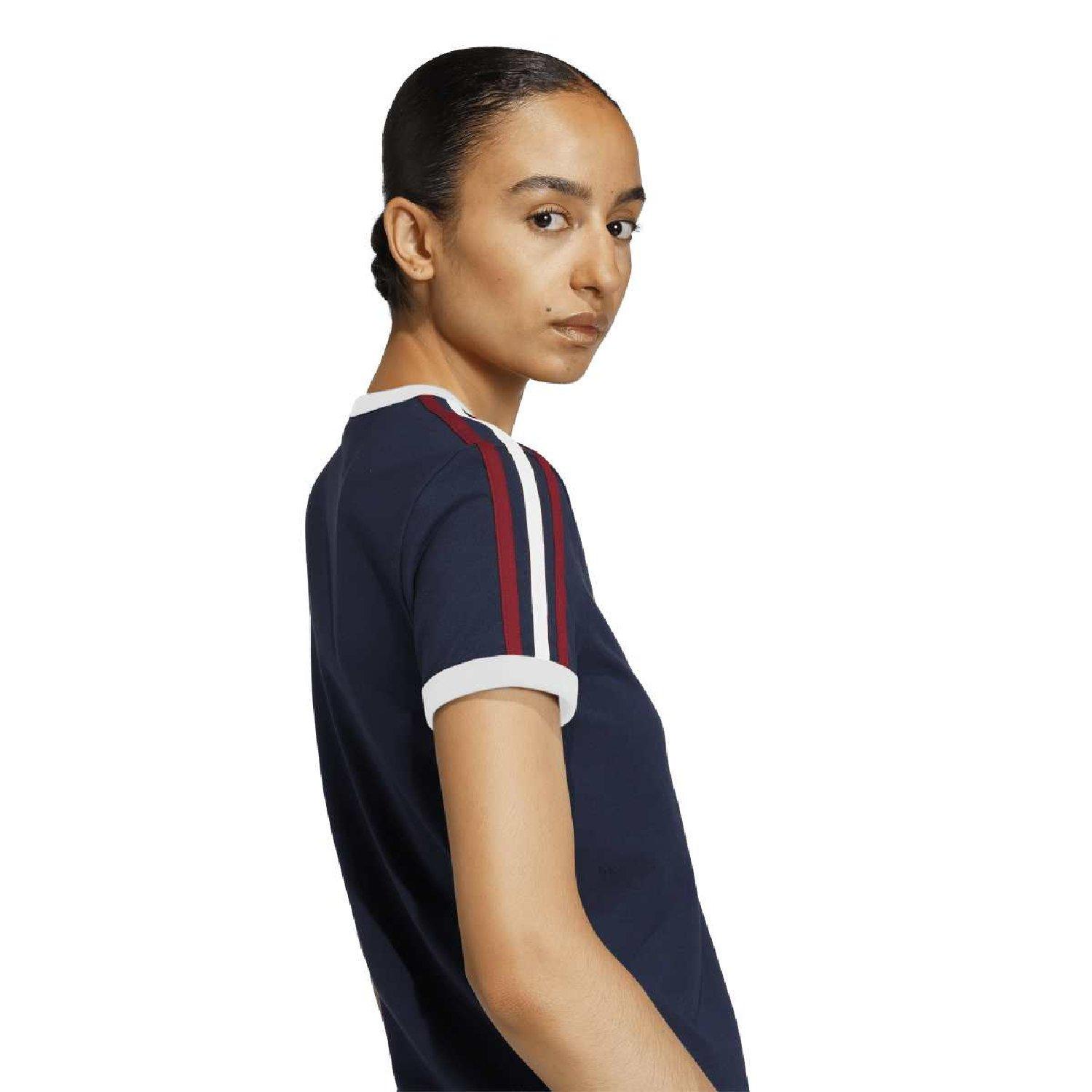 night indigo - adidas Originals - adidas Originals 3- Stripes Slim T- Shirt - 6