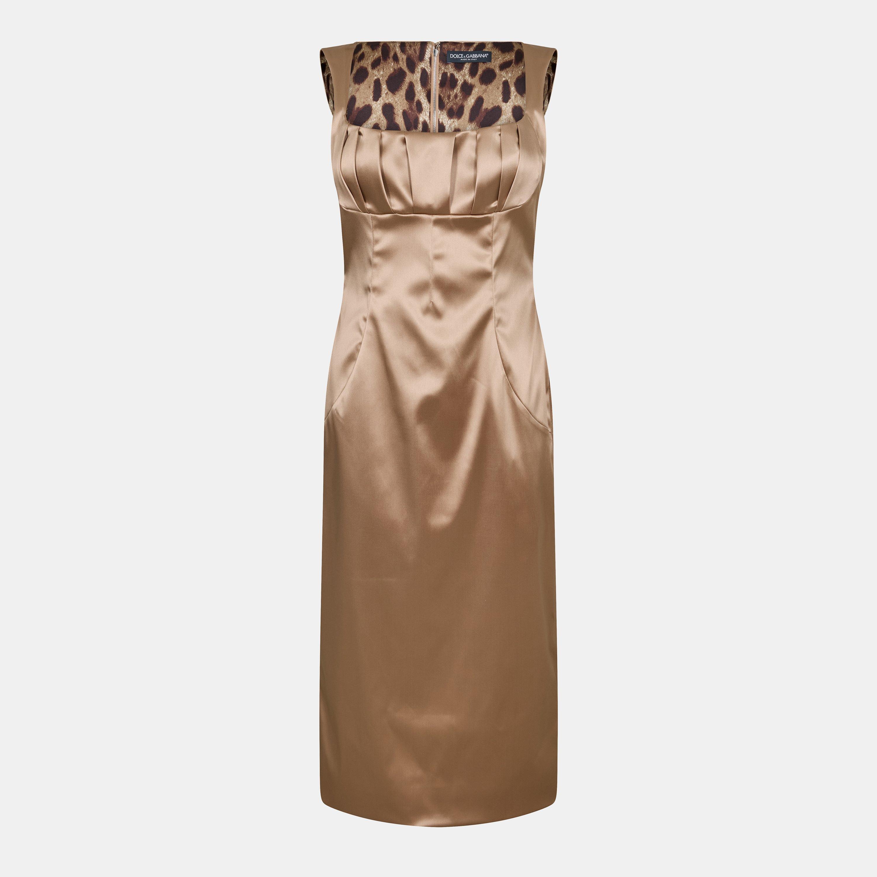 Ecru - Dolce and Gabbana - Women's A Line Dress - 1