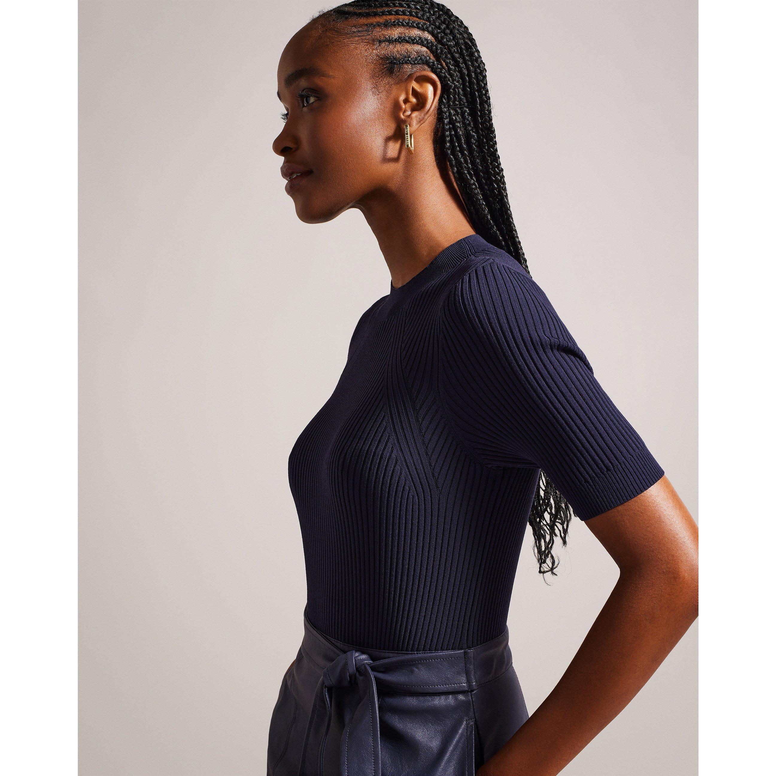 Dk-Blue
Azul-escuro - Ted Baker - Ted Mock midi dress Ld54 - 4