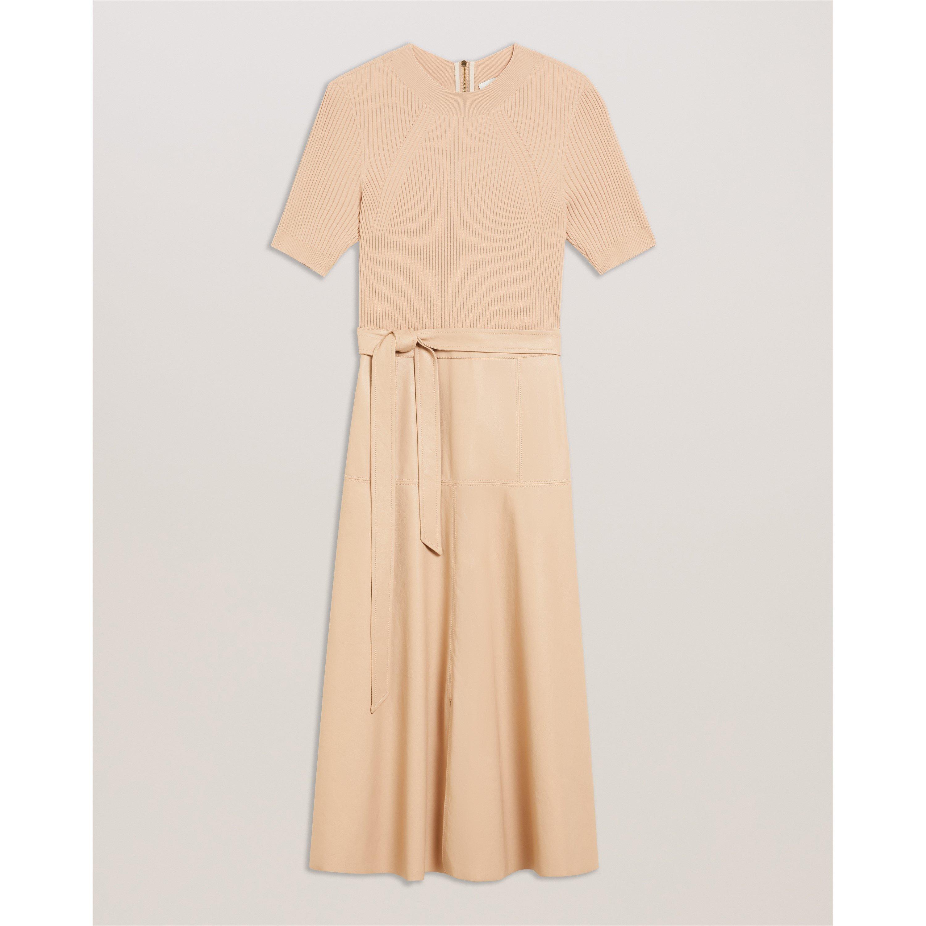 Ted Baker Women's Mock Midi A Line Dress - Camel - 8 (XS)