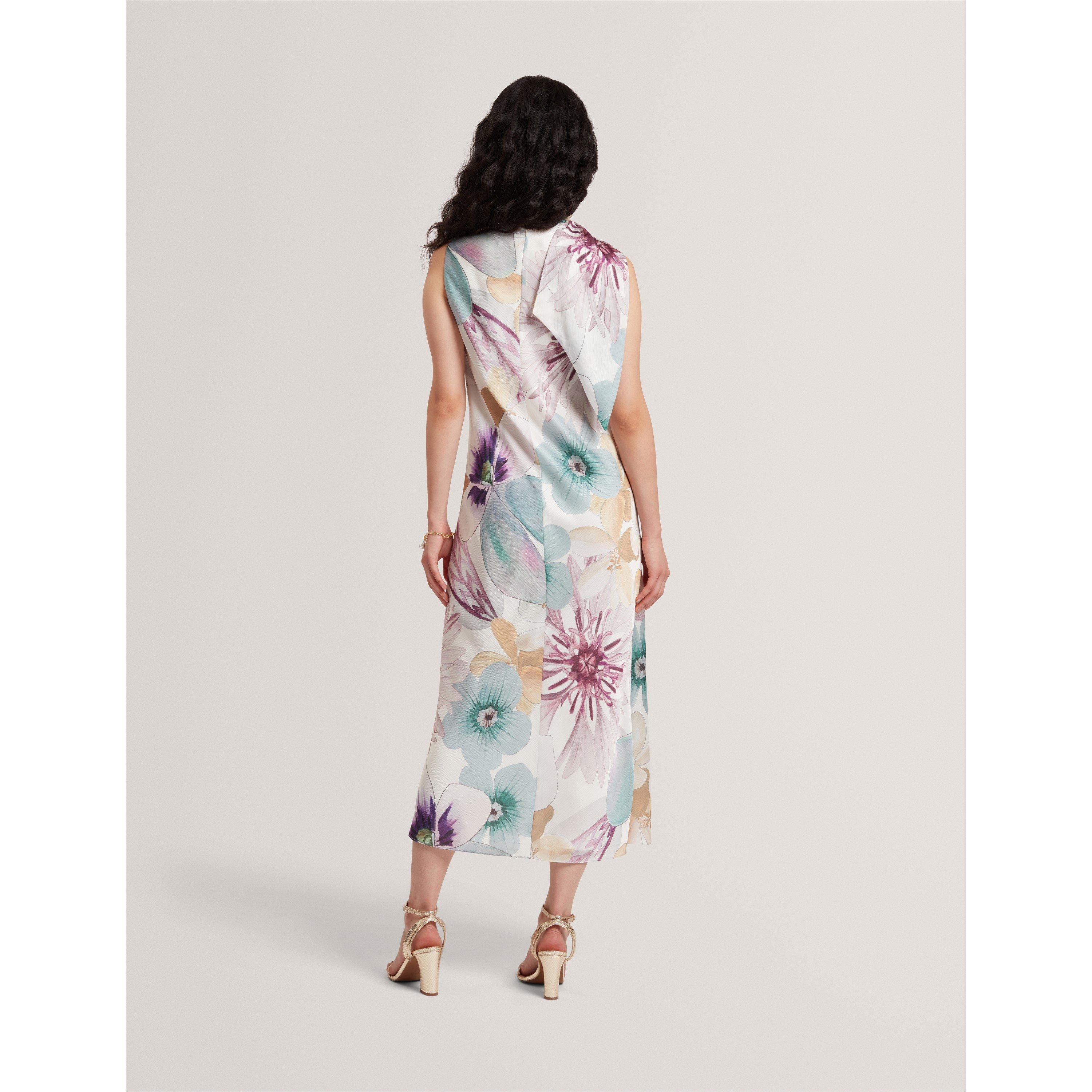 Wit - Ted Baker - Women's Tie Midi Slinky Dress - 3