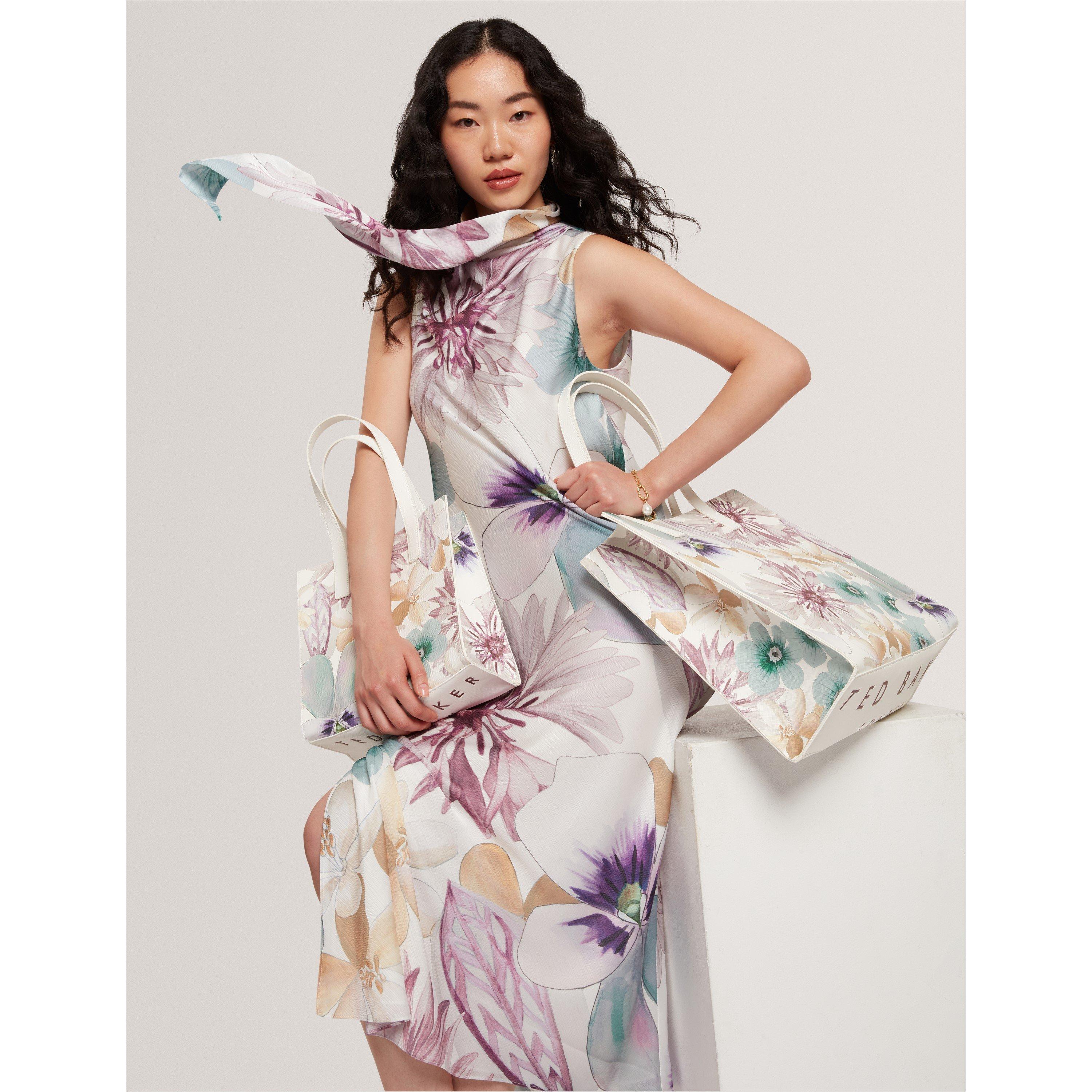 Wit - Ted Baker - Women's Tie Midi Slinky Dress - 5