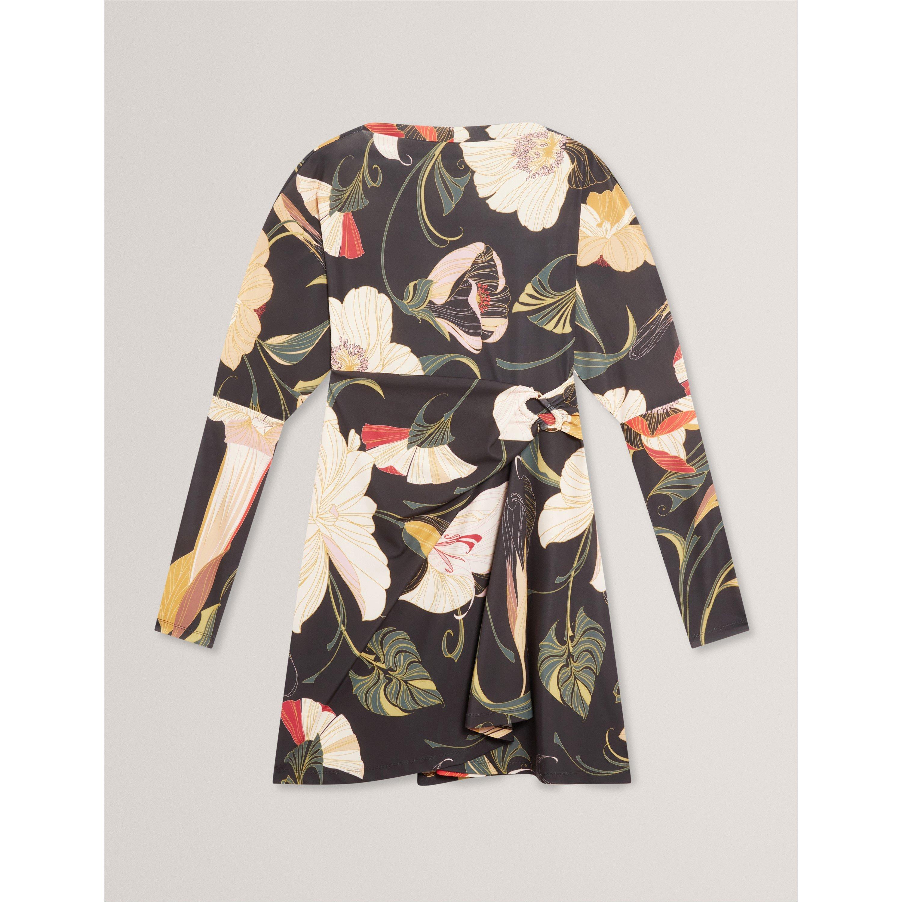 Ted Baker Women's Wrap Mini Dress - Black - 12 (M)