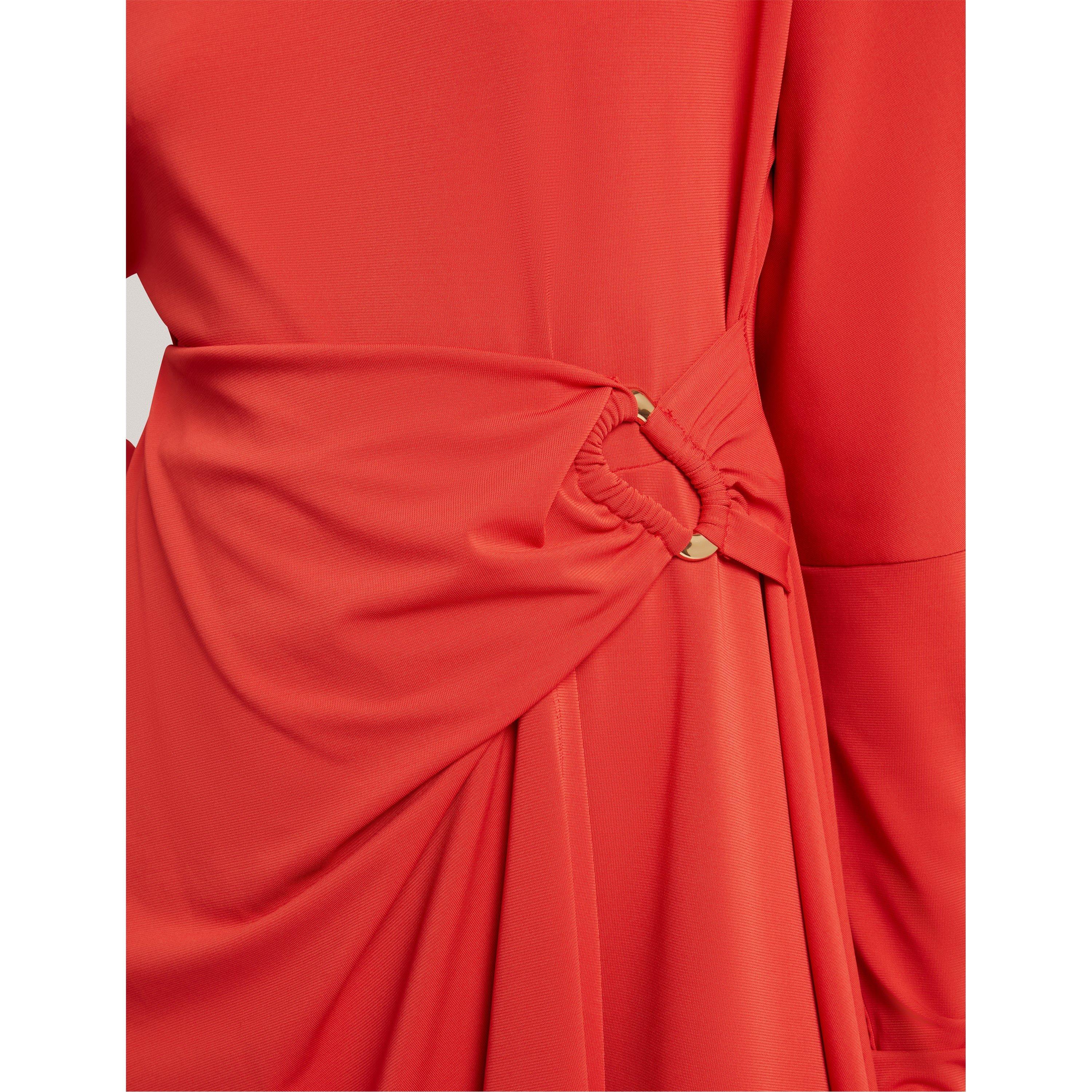 Bur-Orange - Ted Baker - Women's Wrap Mini Dress - 4