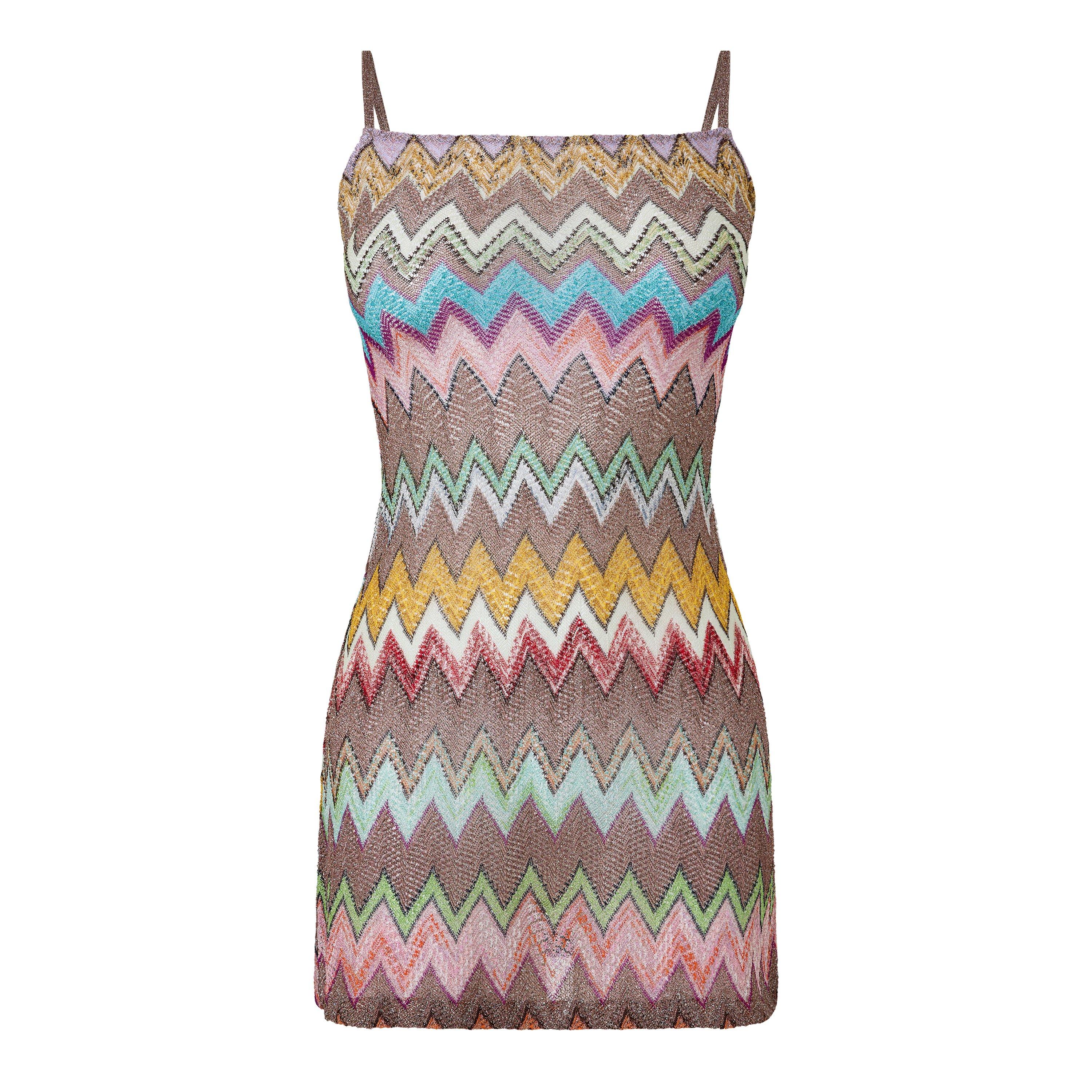 Dark Multi - Missoni - MiB Cover Up Strp Dr Ld62 - 1