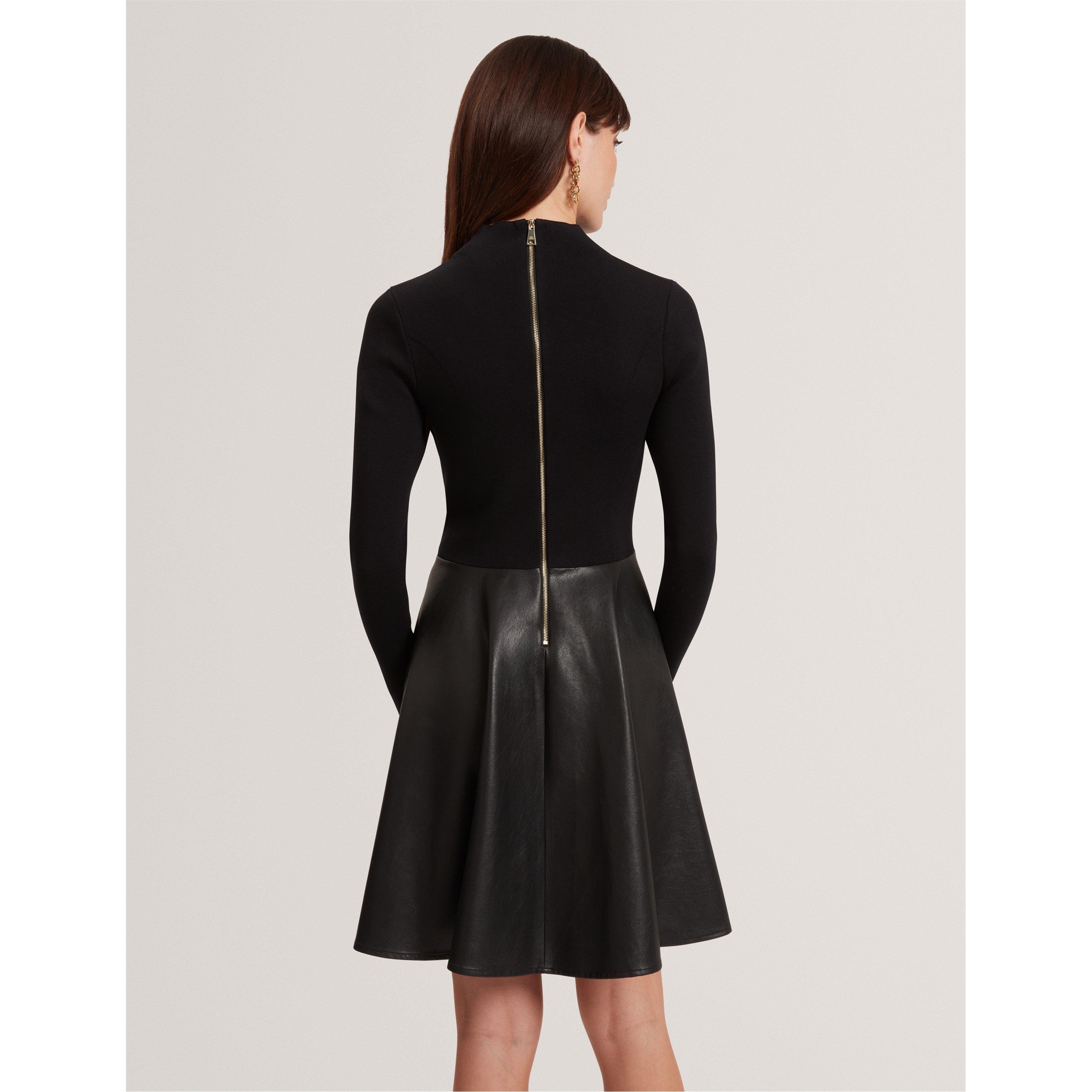 Zwart - Ted Baker - Ted Faux mini dress Ld54 - 3