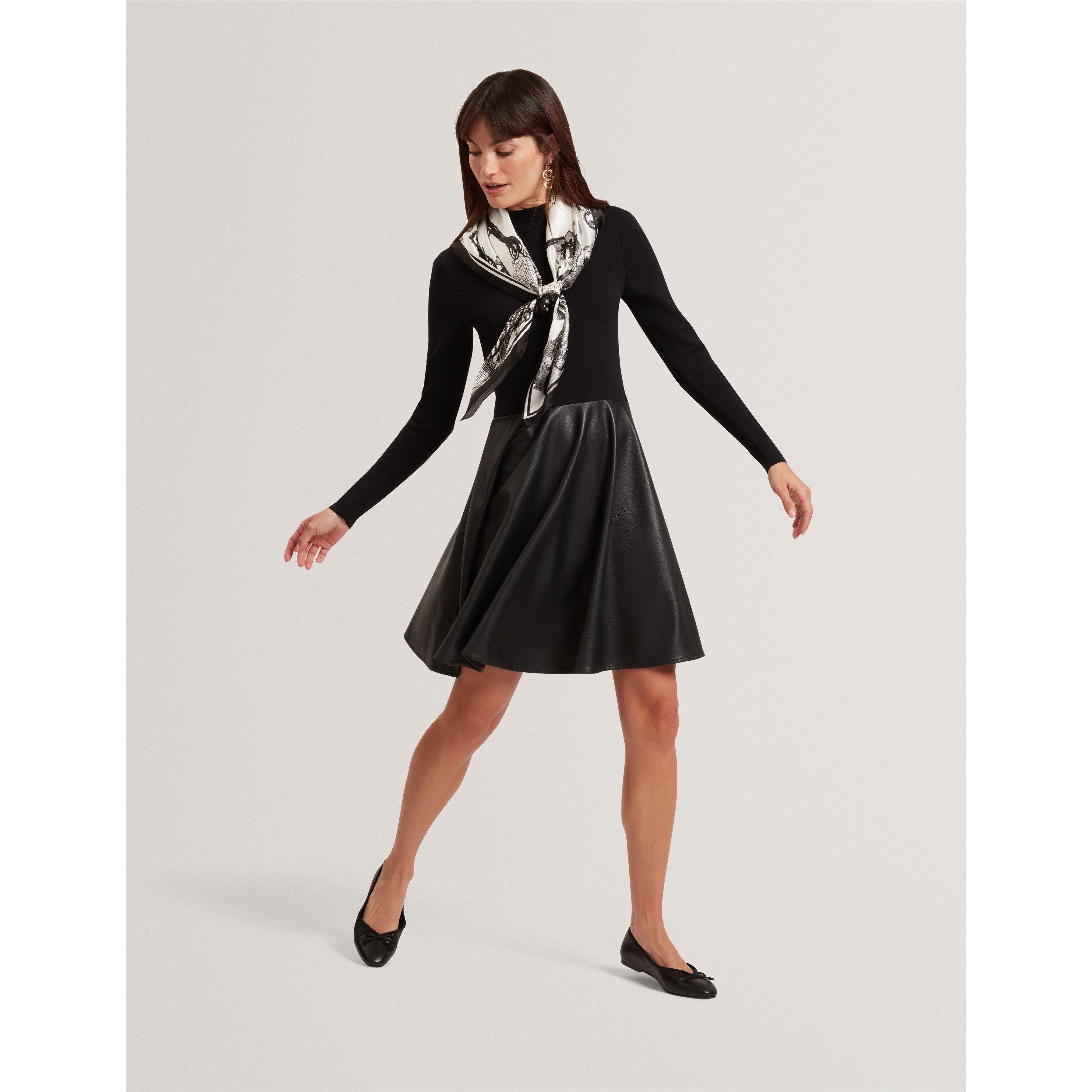 Zwart - Ted Baker - Ted Faux mini dress Ld54 - 5