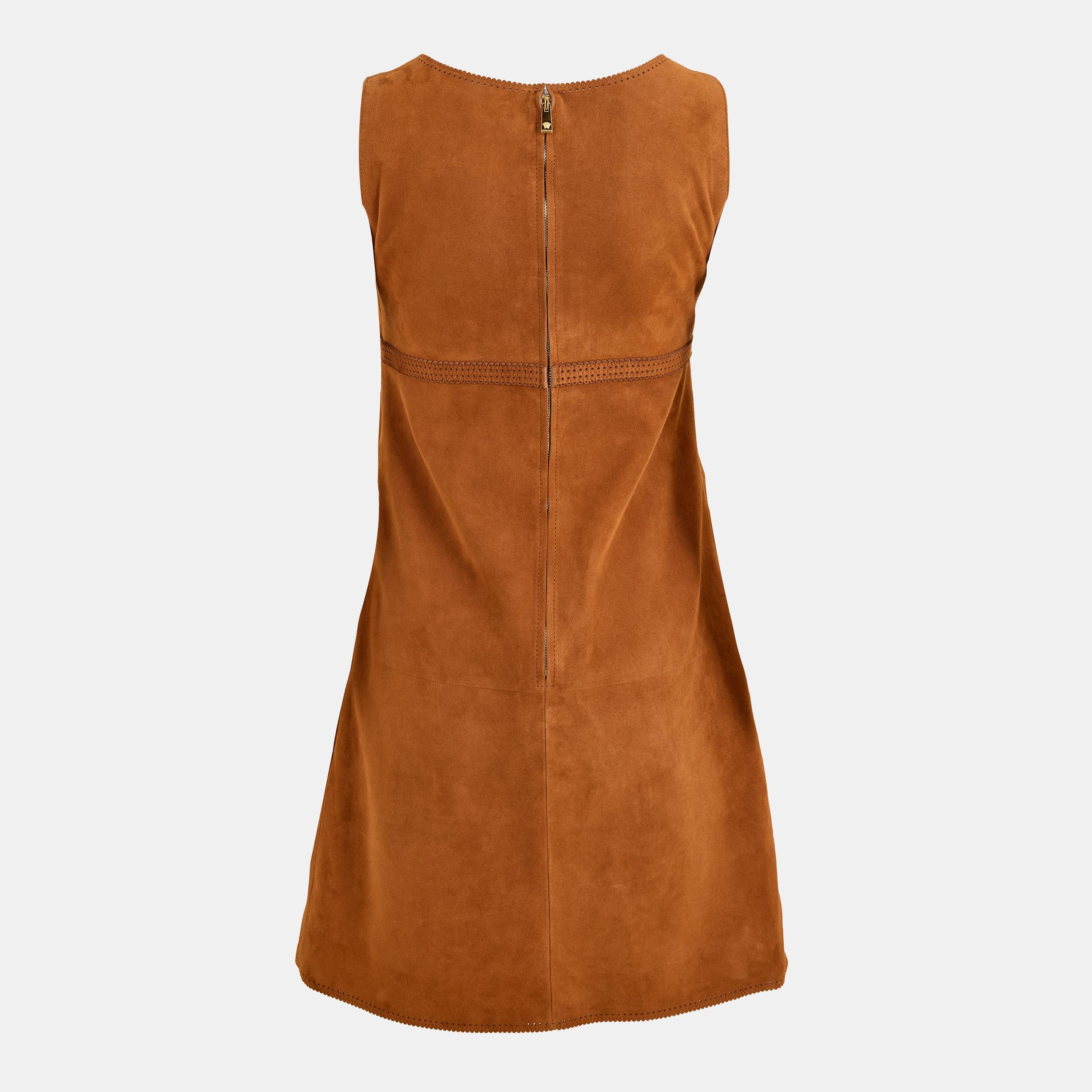 Spice Brown - Versace - Women's Mini Dress - 2