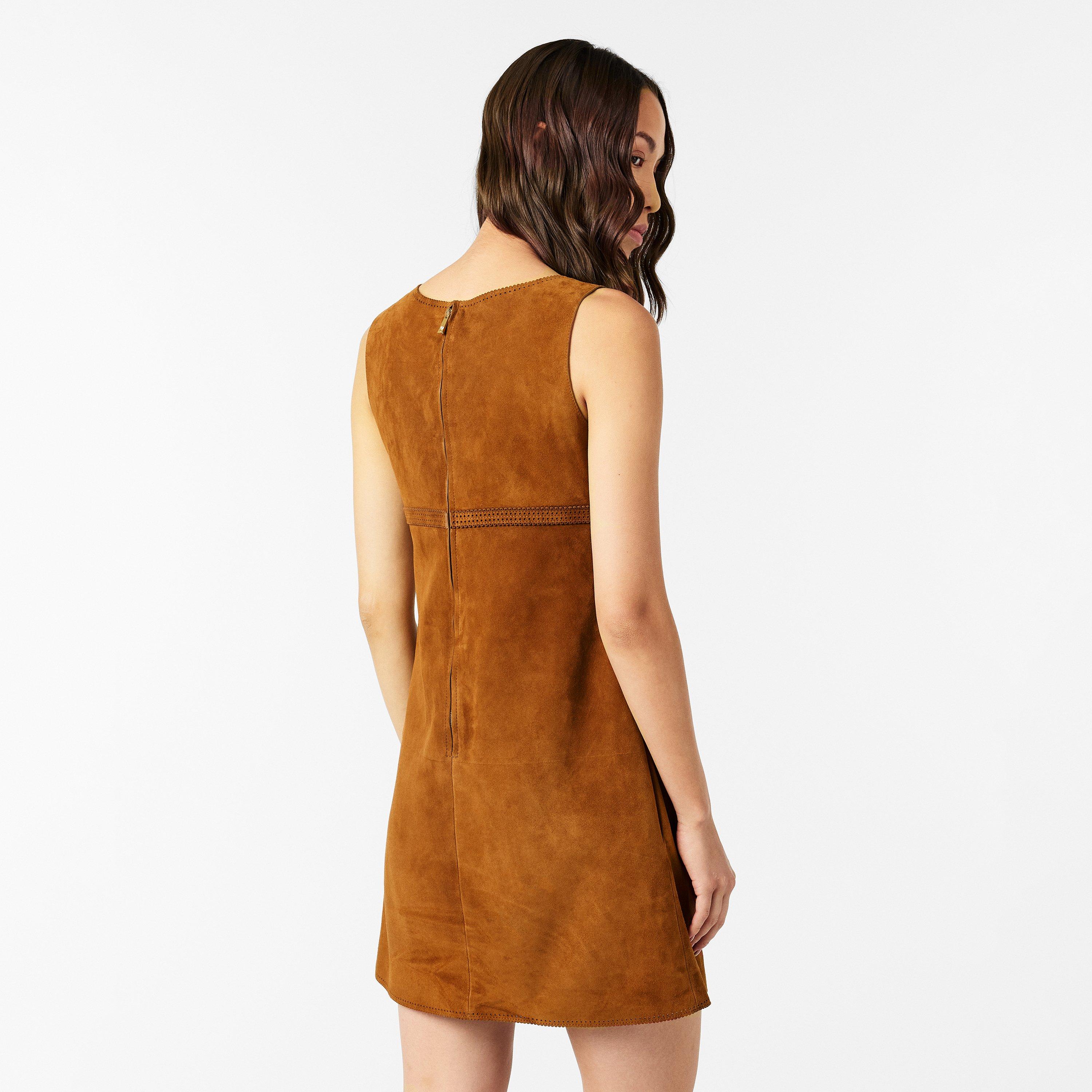 Spice Brown - Versace - Women's Mini Dress - 4