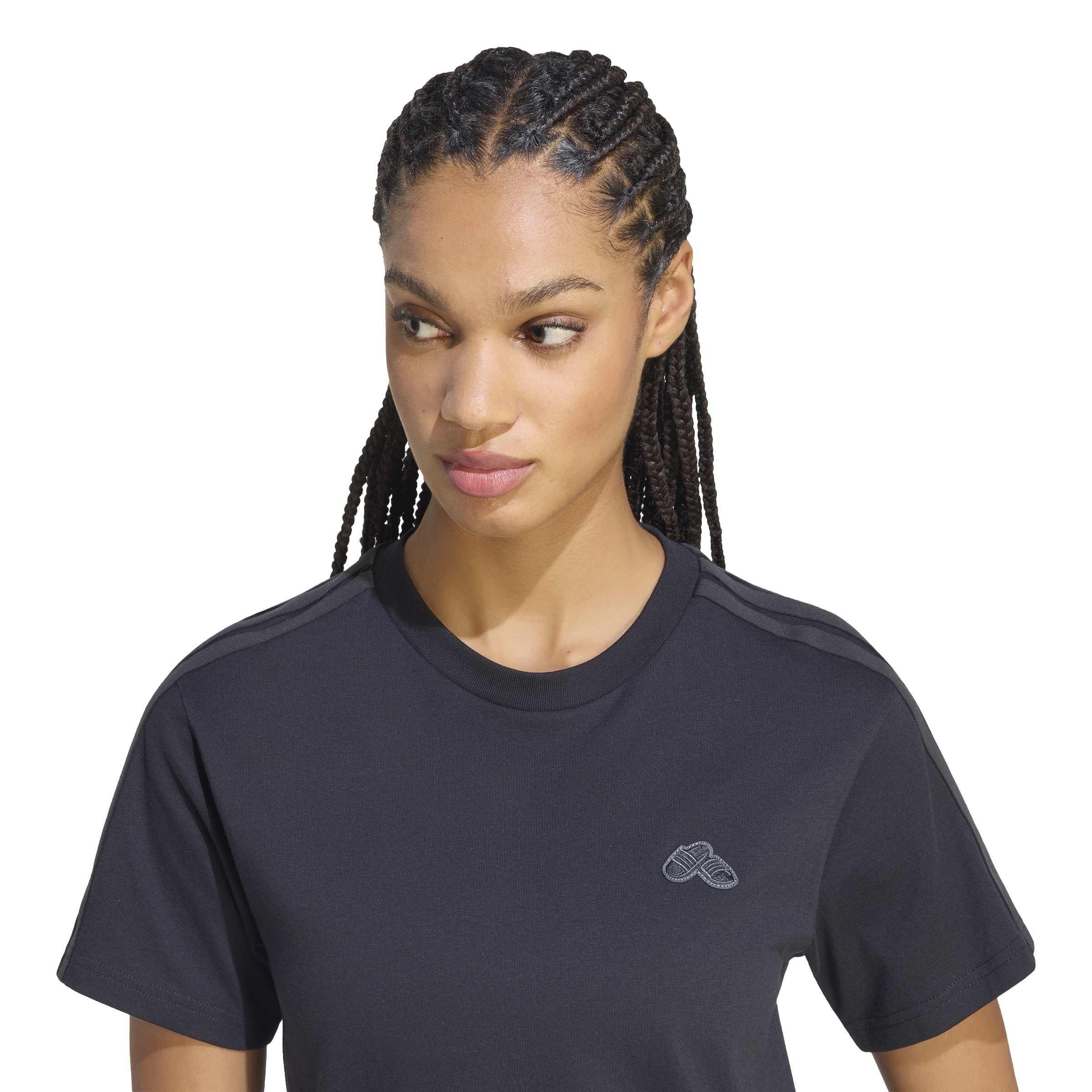 Black - adidas - Adidas Slide Crew T Ld64 - 4
