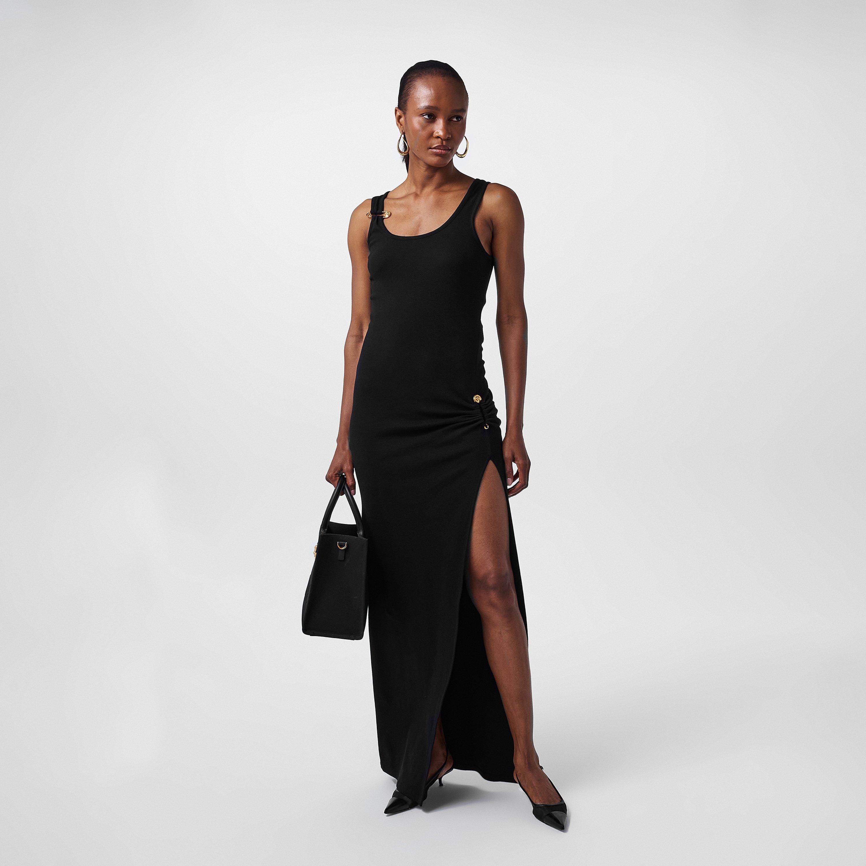 Black - Versace - Women's Maxi Dress - 6