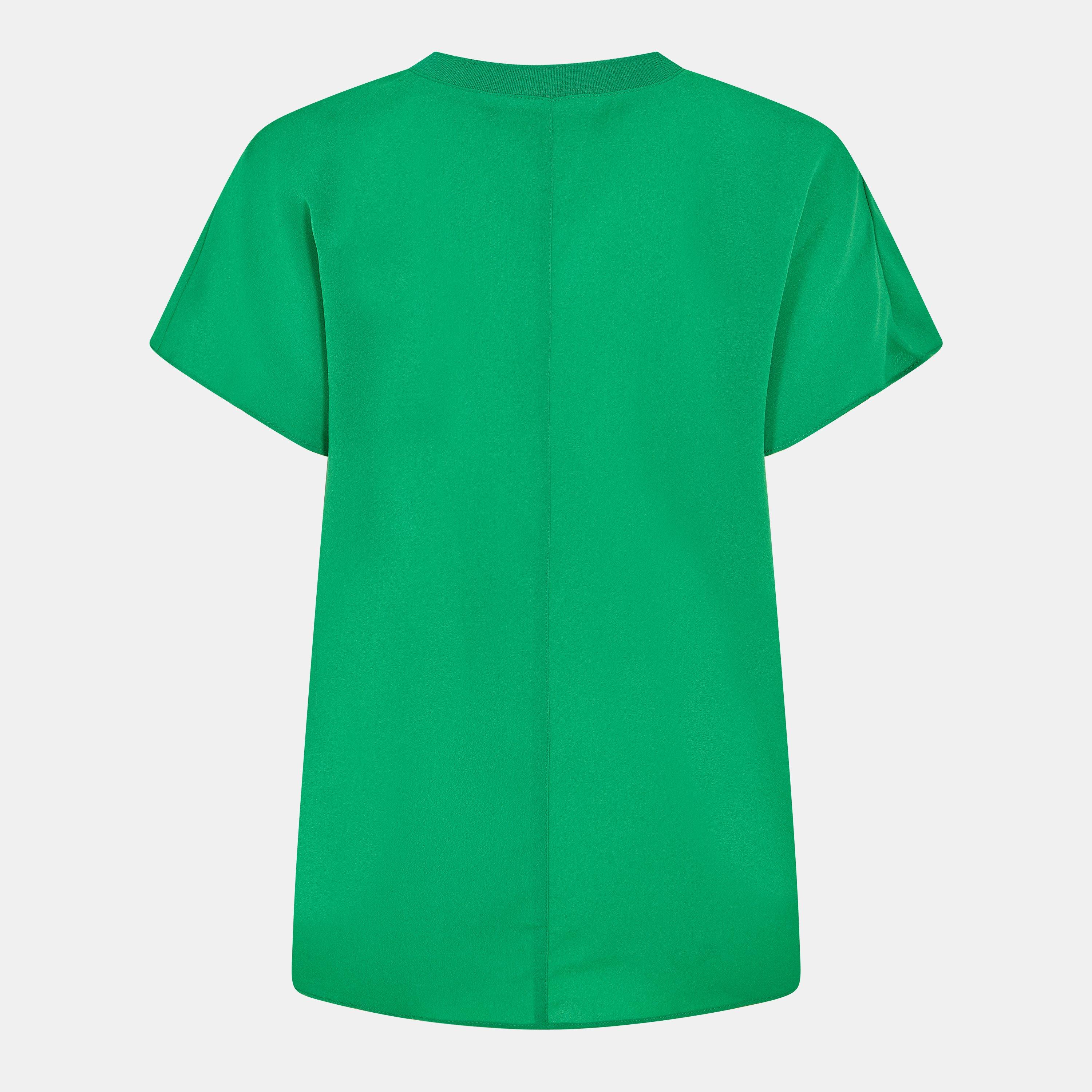 30-Jelly Bean - French Connection - Women's Crepe Crew Neck Regular Fit T-Shirt - 2