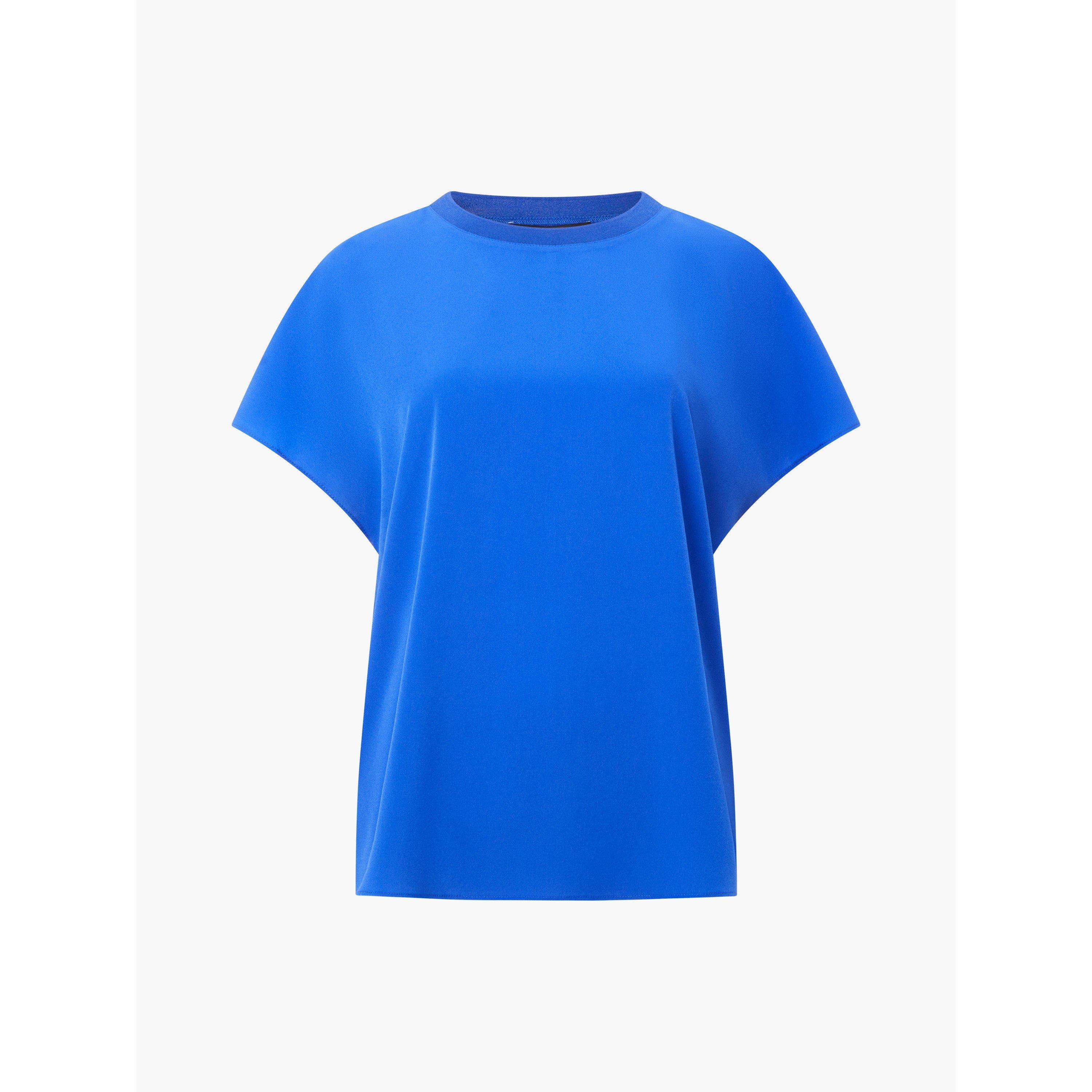Sapphire Blue - French Connection - Women's Crepe Crew Neck T-Shirt - 4