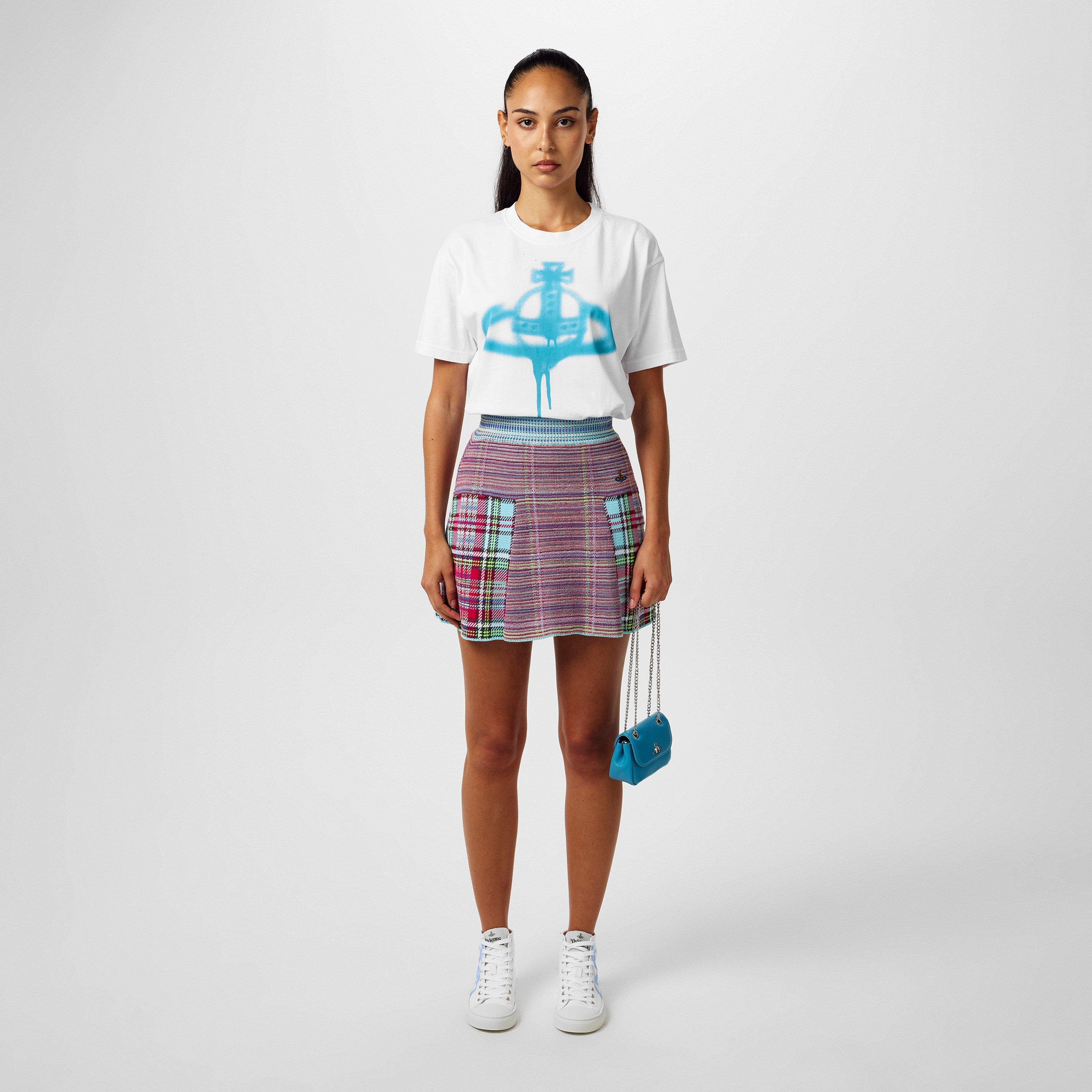 White/Blue - Vivienne Westwood - Spray Orb T-Shirt - 4