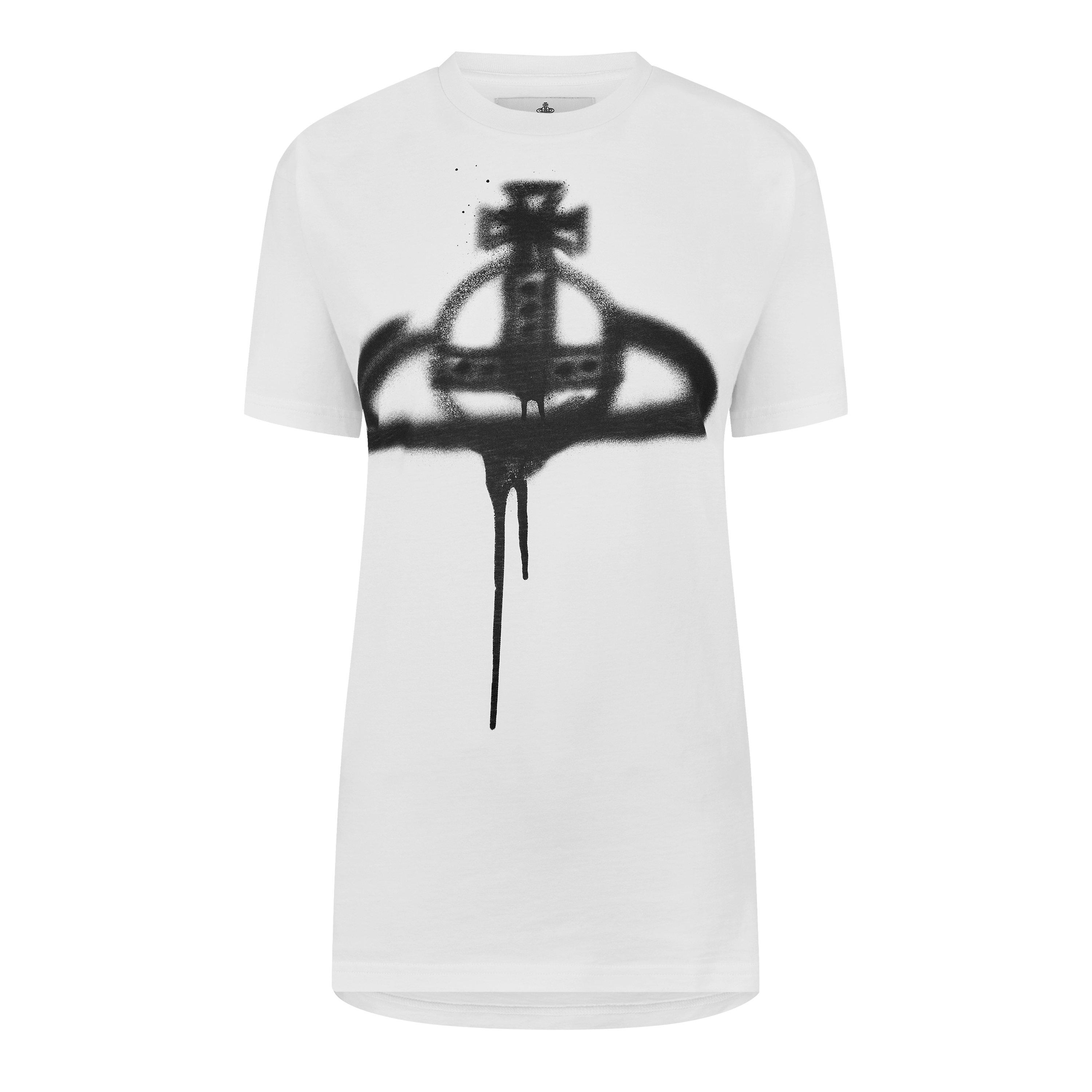 White - Vivienne Westwood - Spray Orb T-Shirt - 7