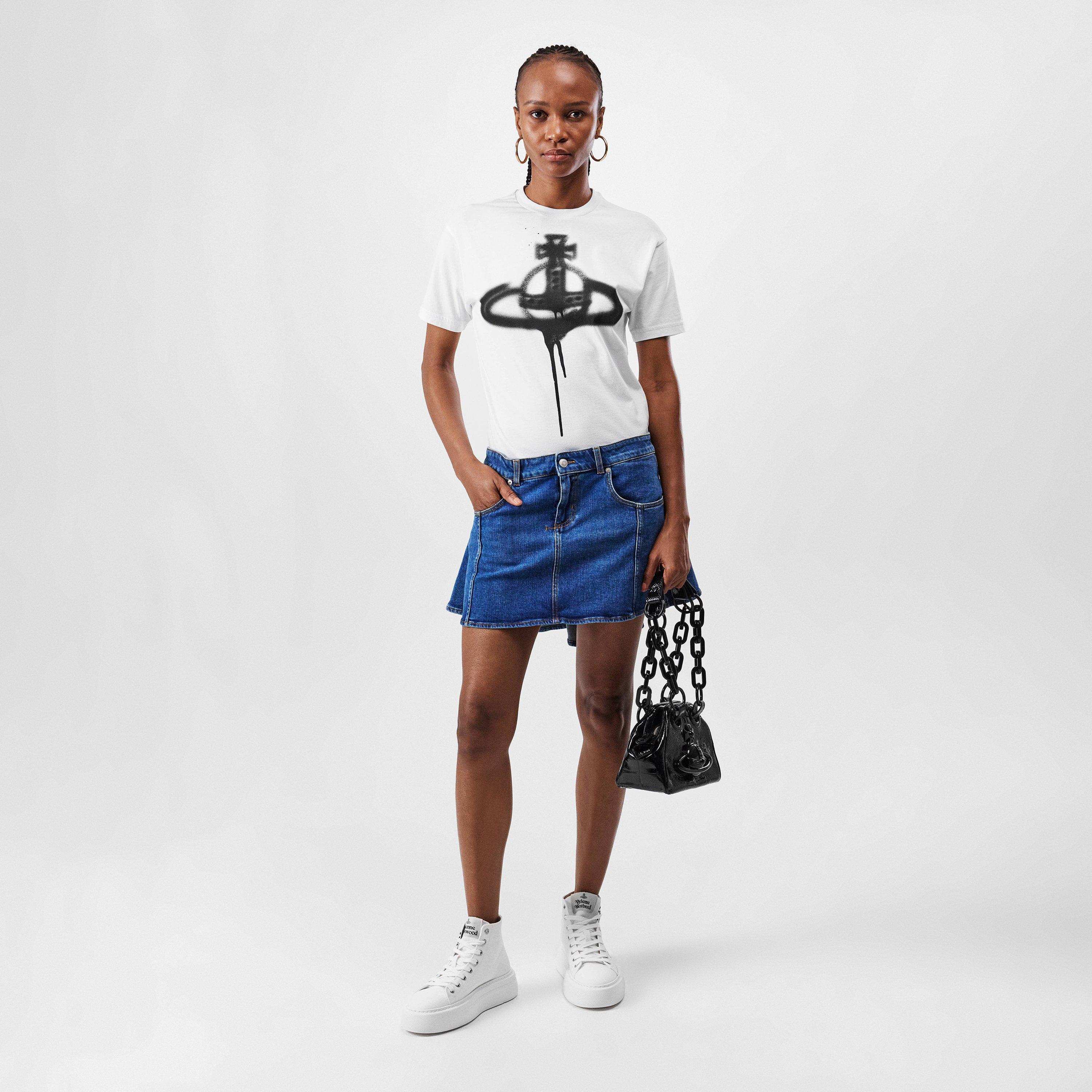 White - Vivienne Westwood - Spray Orb T-Shirt - 6