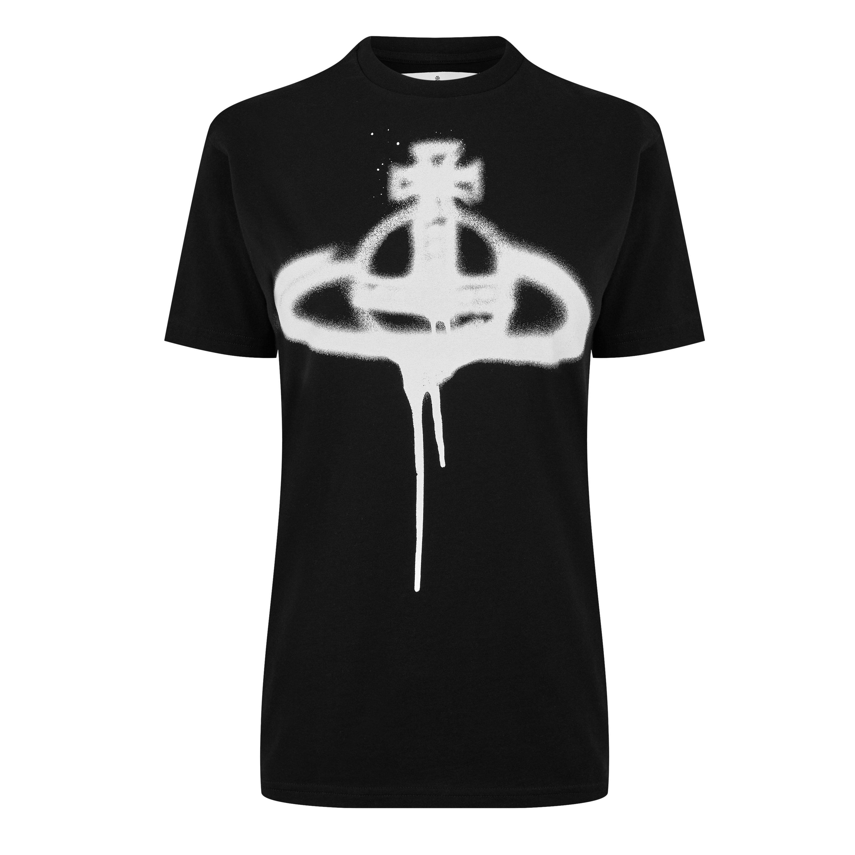 Black - Vivienne Westwood - Spray Orb T-Shirt - 5
