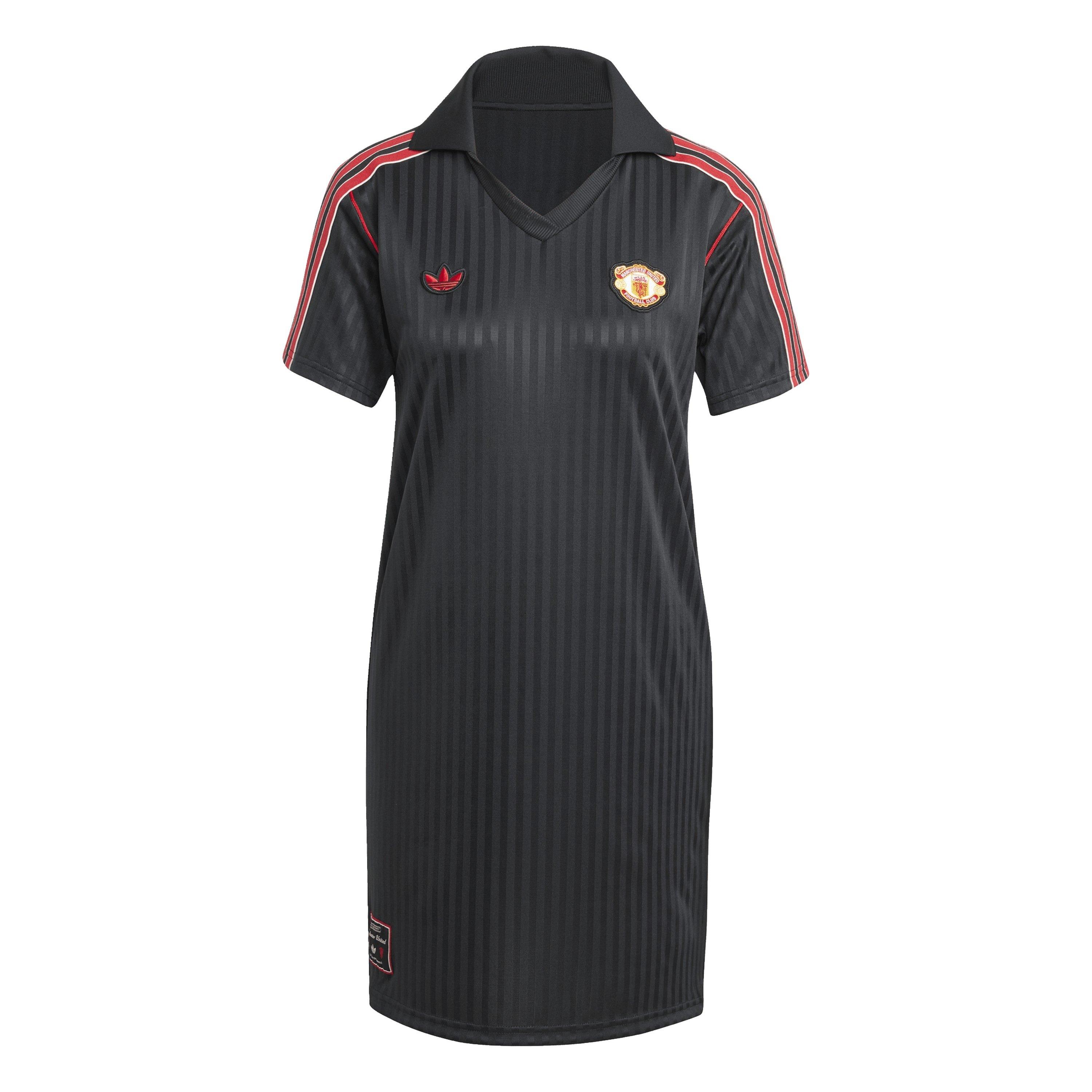 Adidas Women's Mufc Icon T-Shirt Dress - Black - 18 (XXL)