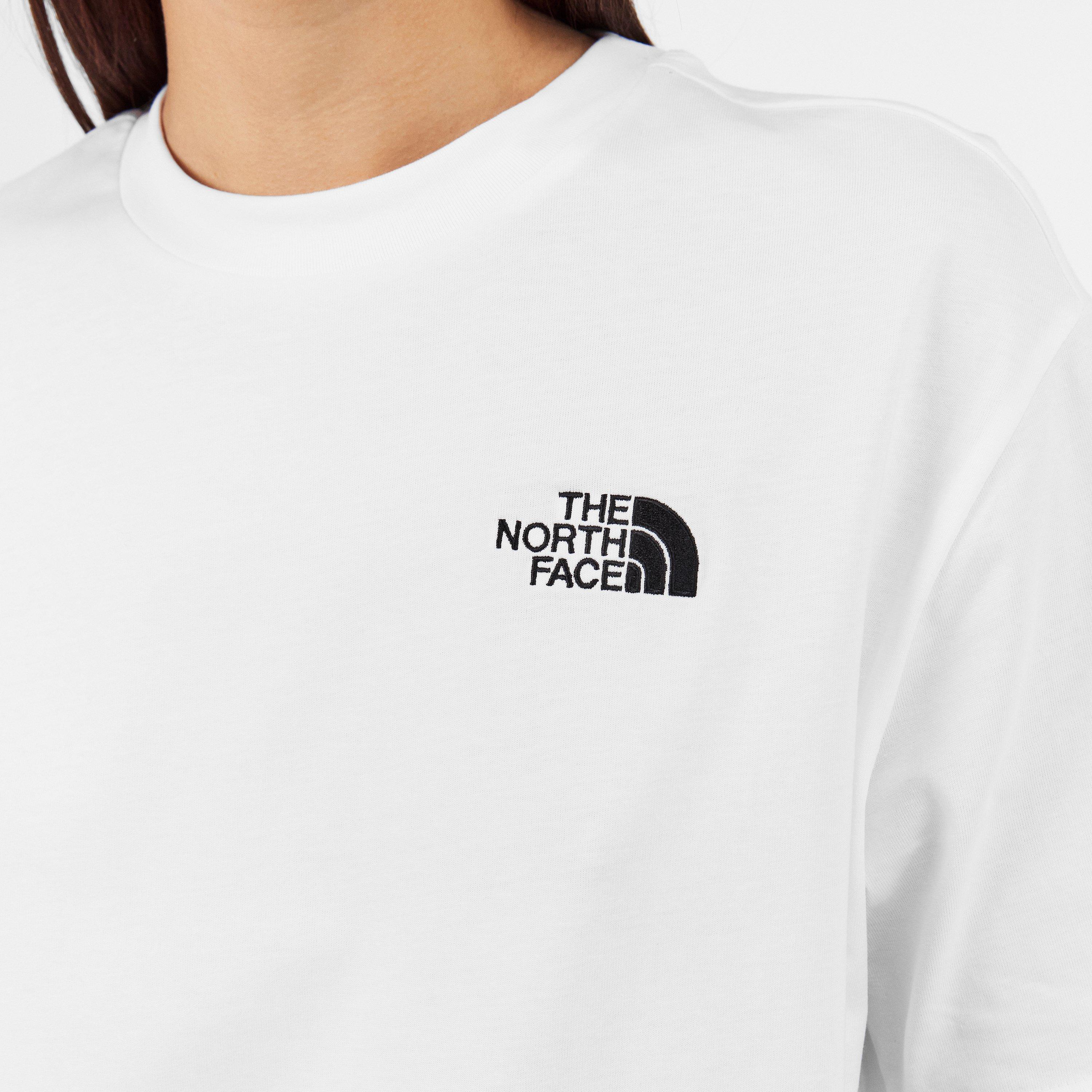 White - The North Face - Women's Essential Cotton Oversized T-Shirt - 5