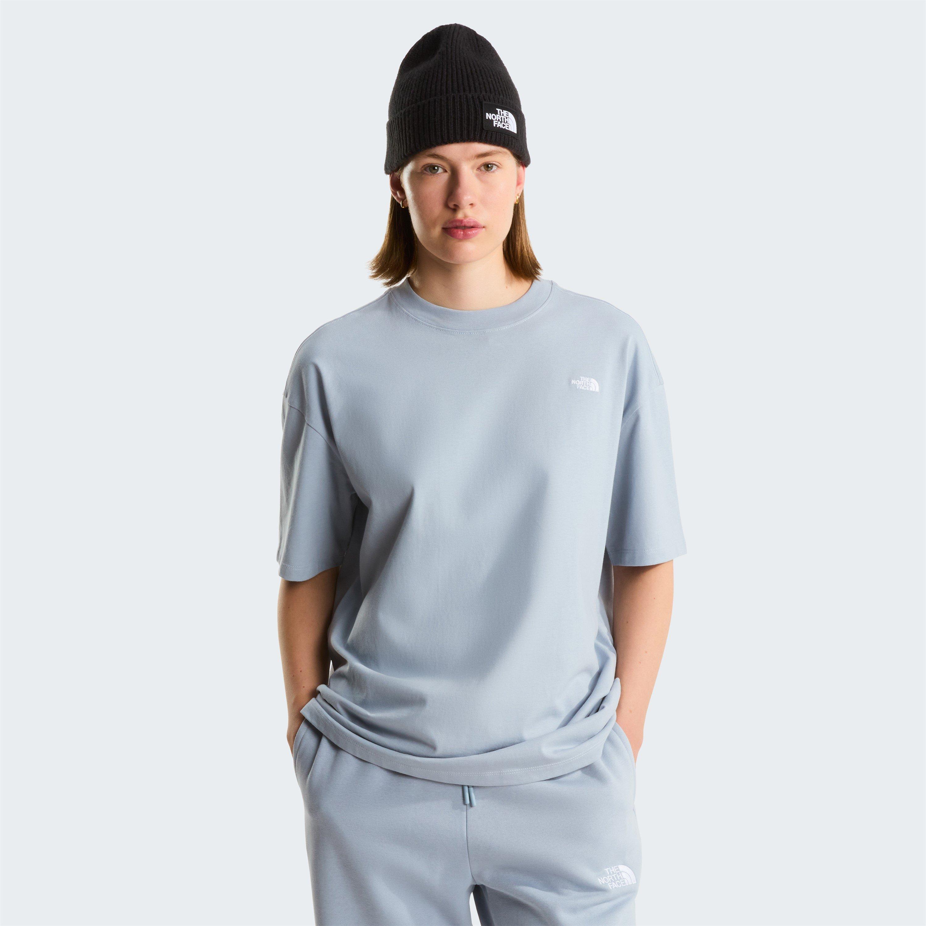 Frostgrå - The North Face - Women's Essential Cotton Oversized T-Shirt - 3