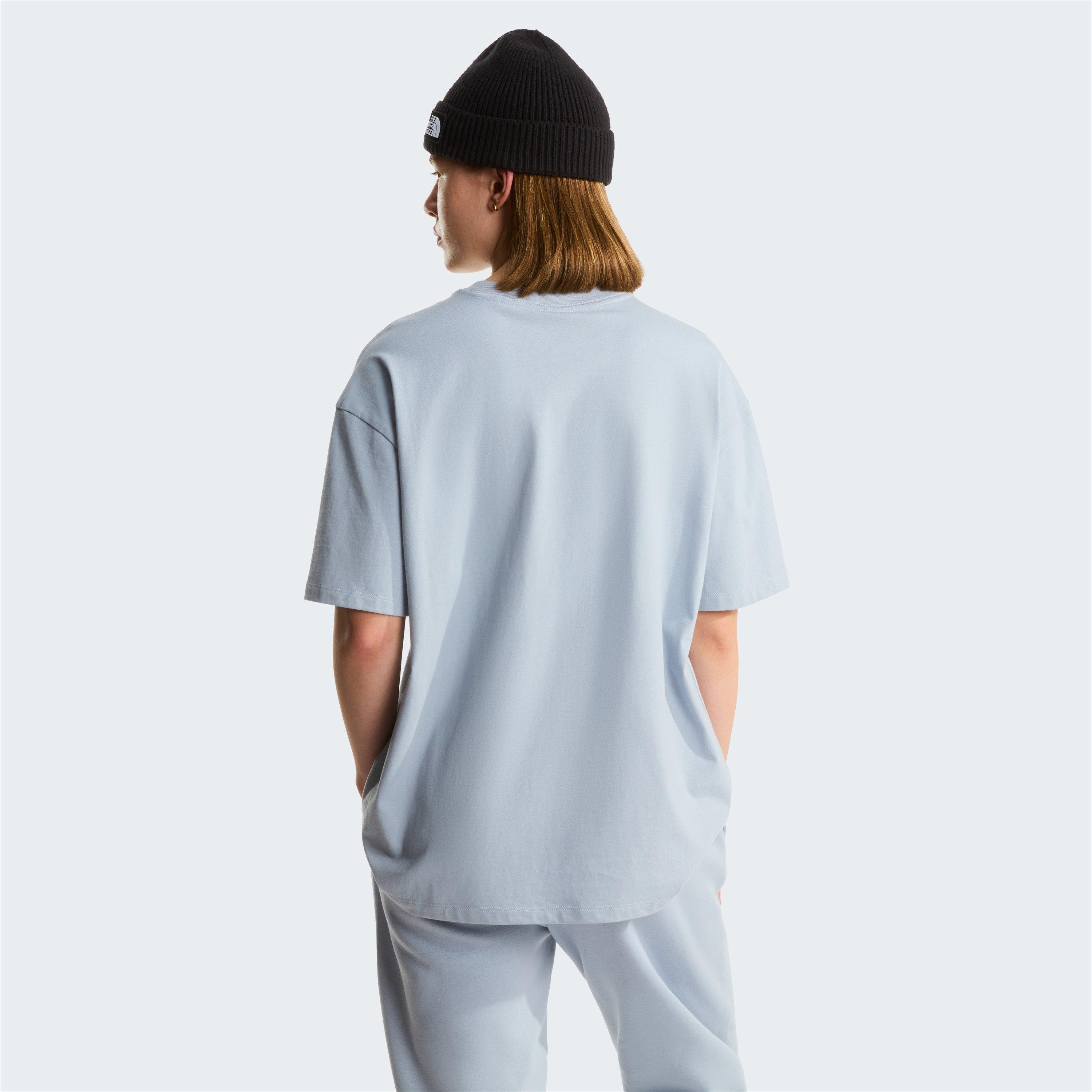 Frostgrå - The North Face - Women's Essential Cotton Oversized T-Shirt - 4
