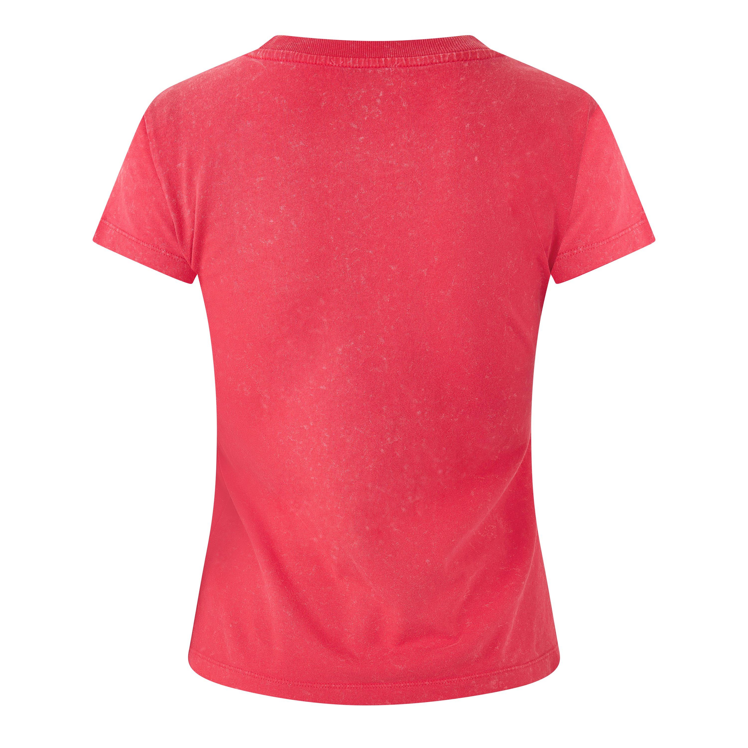 Red - Ganni - Women's Baby Fit Cherry T-Shirt - 2