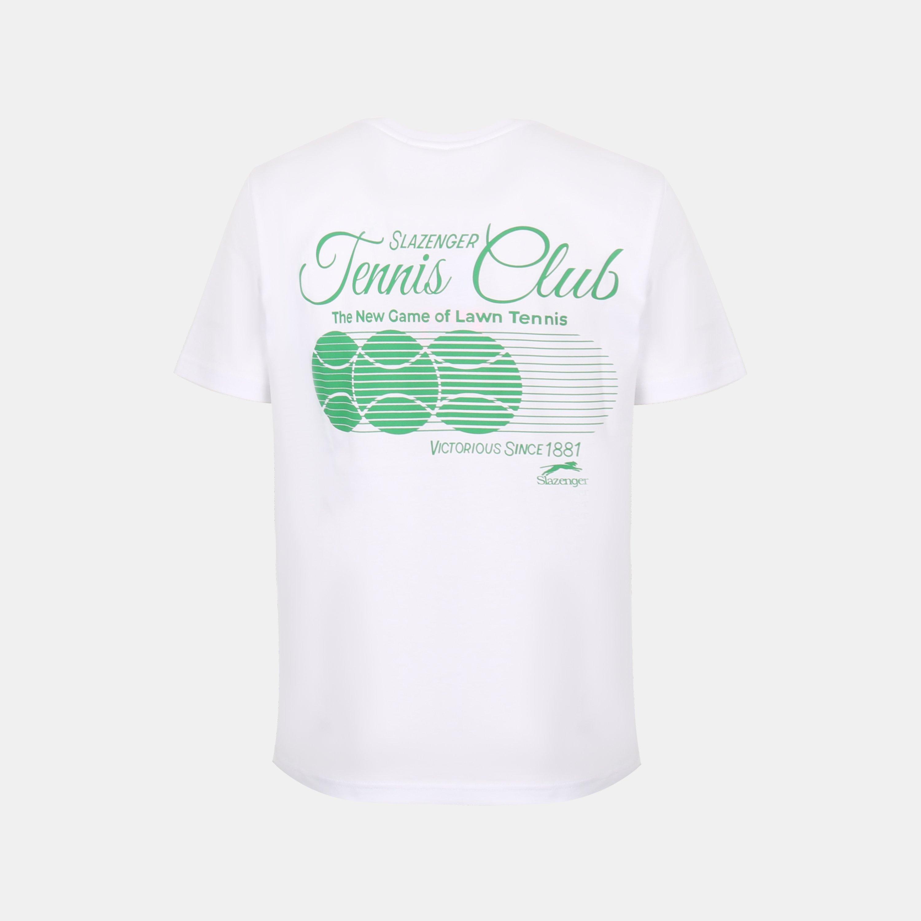 White - Slazenger - Slaz Tennis Club Regular Fit T-Shirt - 2