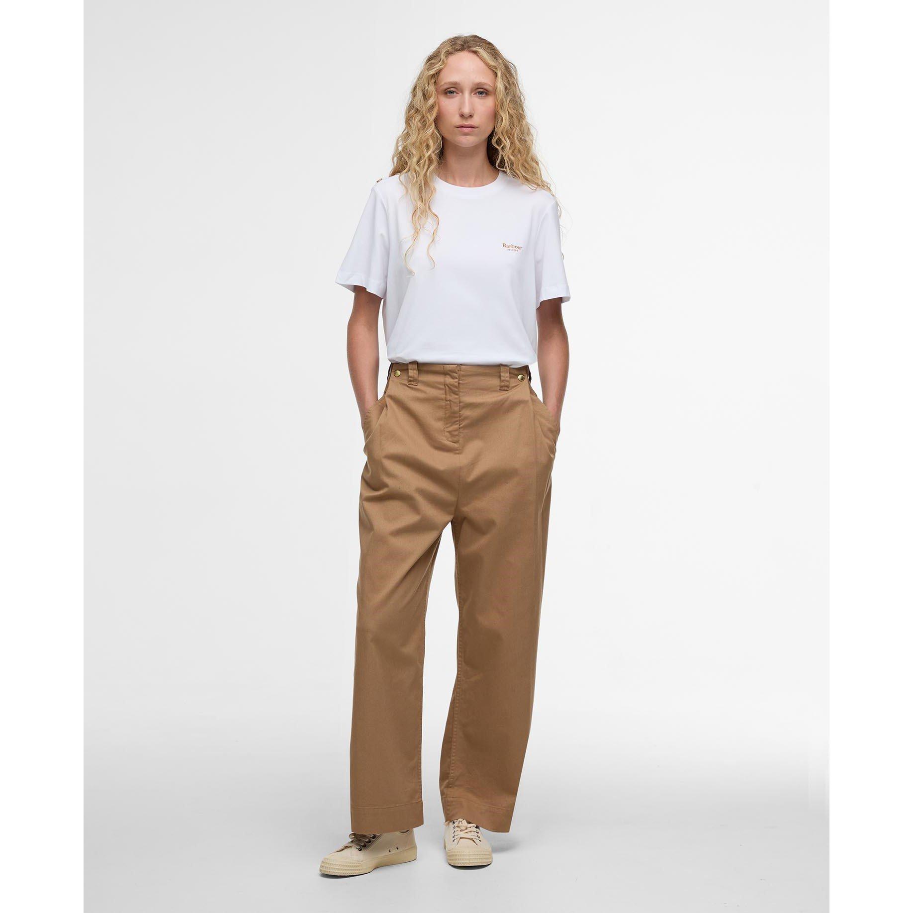 White - Barbour - Women's Marla T-Shirt - 6