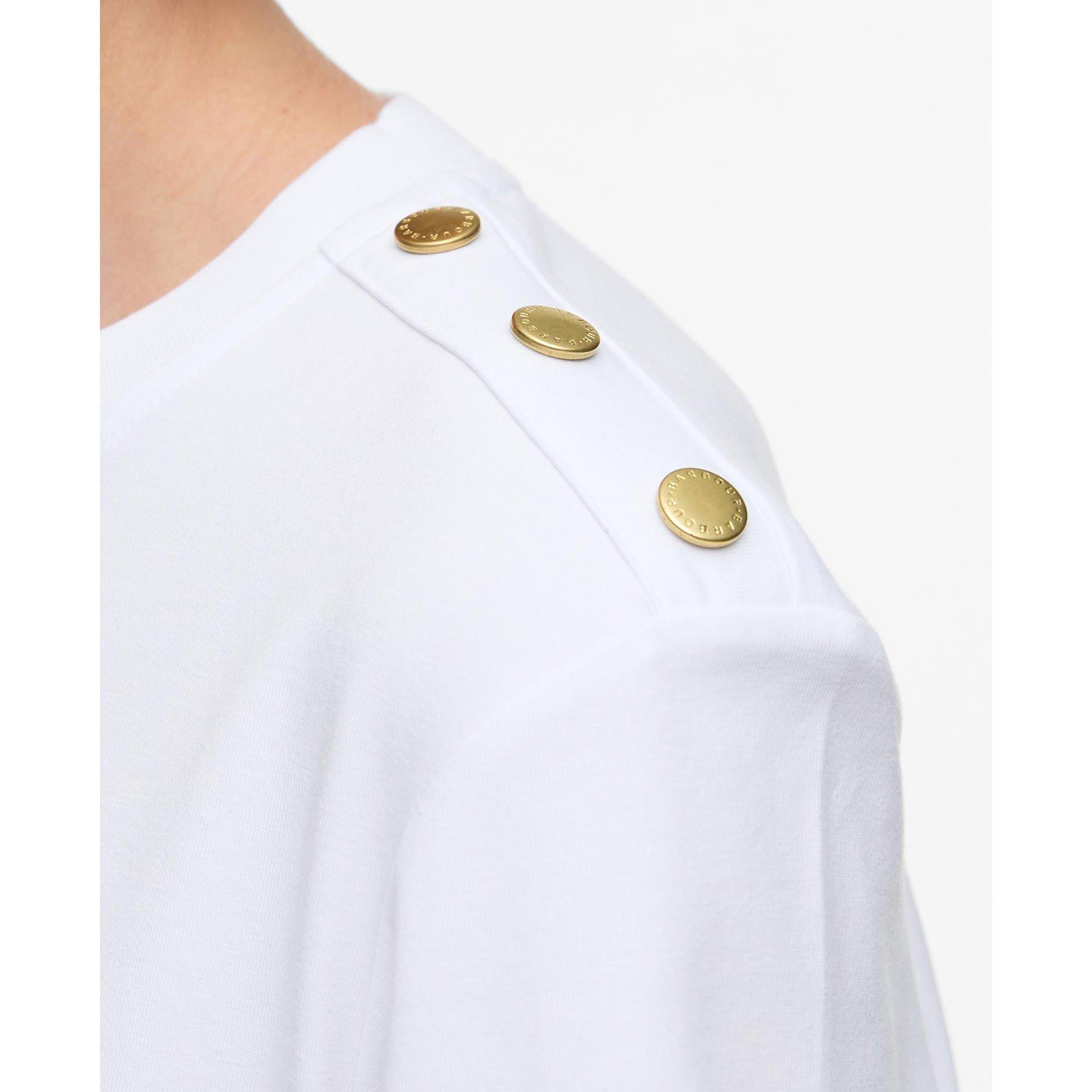 White - Barbour - Women's Marla T-Shirt - 5