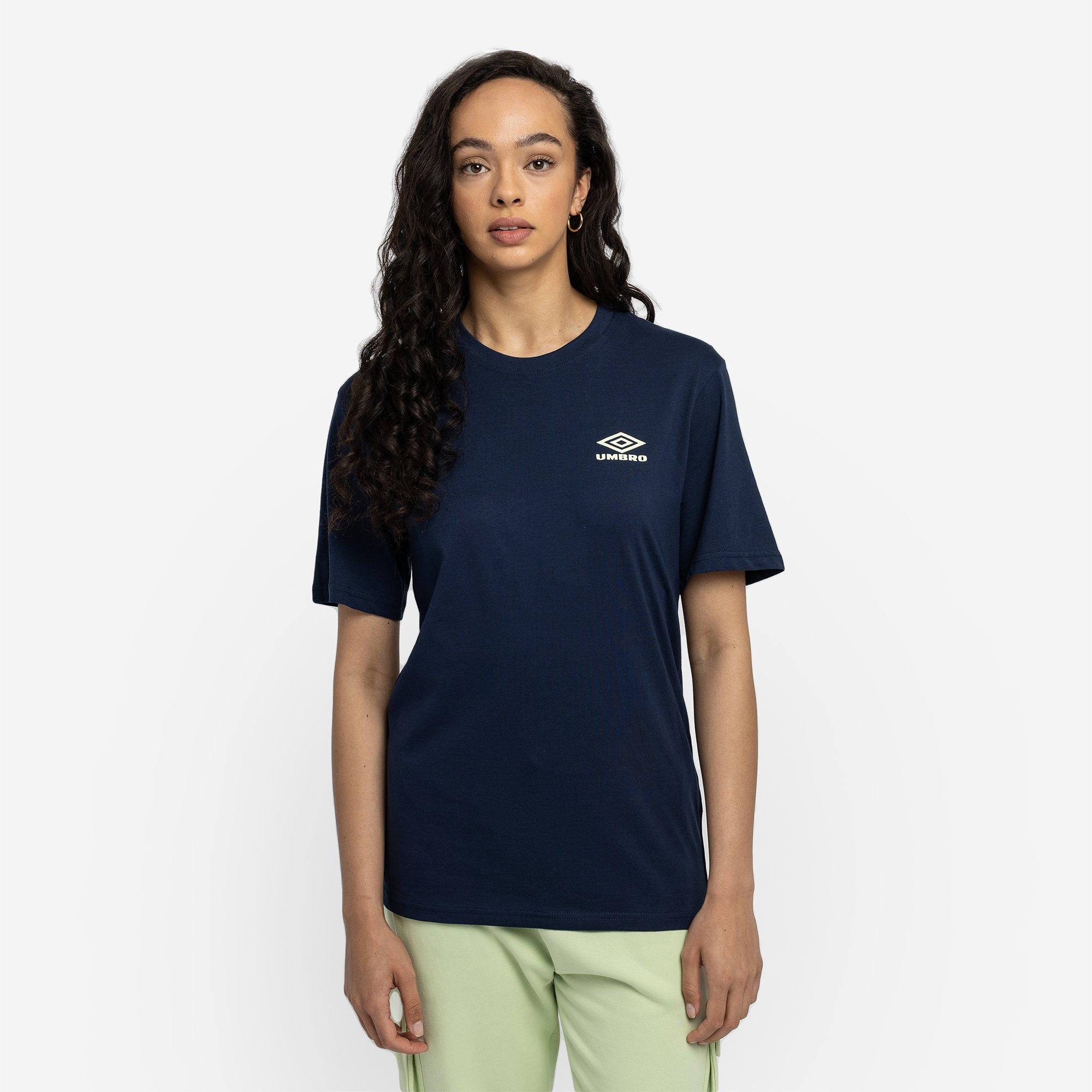 Indigo/Seafoam - Umbro - Boyfriend T-Shirt Womens - 2