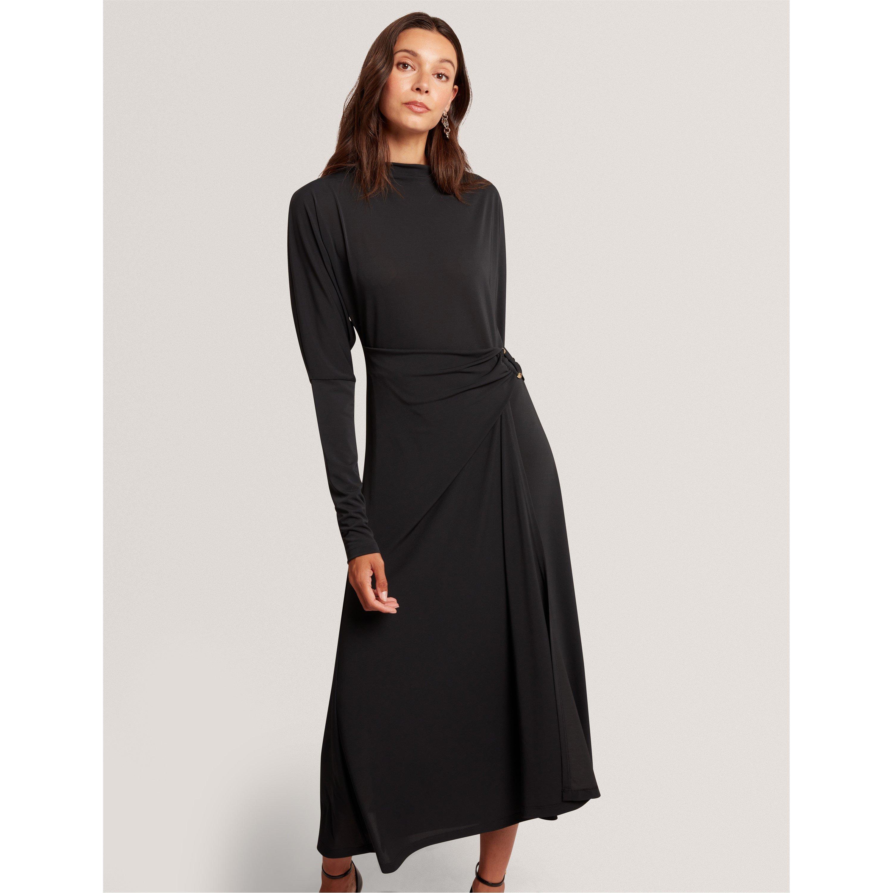 Zwart - Ted Baker - Ted Wrap midi dress Ld54 - 2