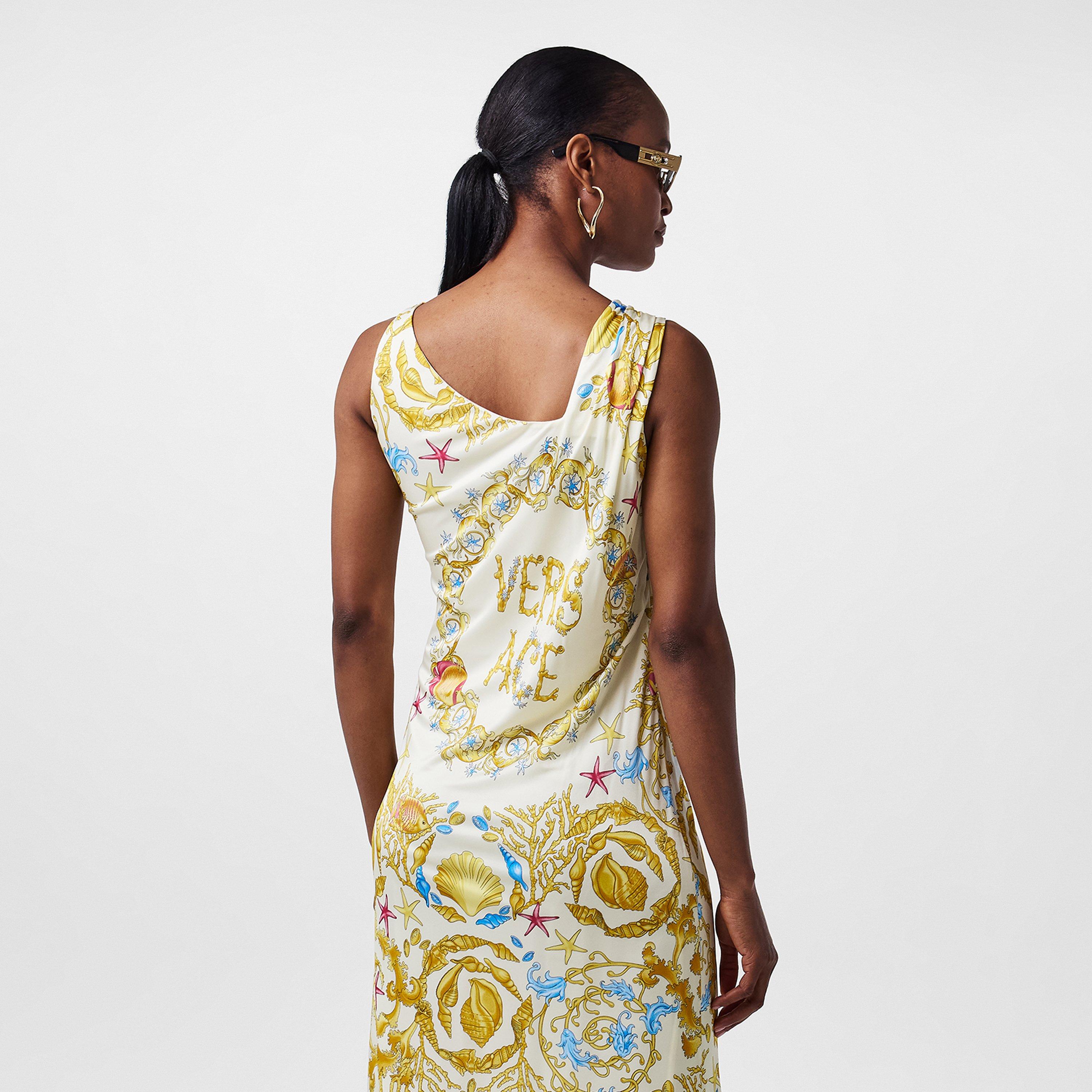 Eggshell - Versace - Women's Barocco Mini Dress - 4