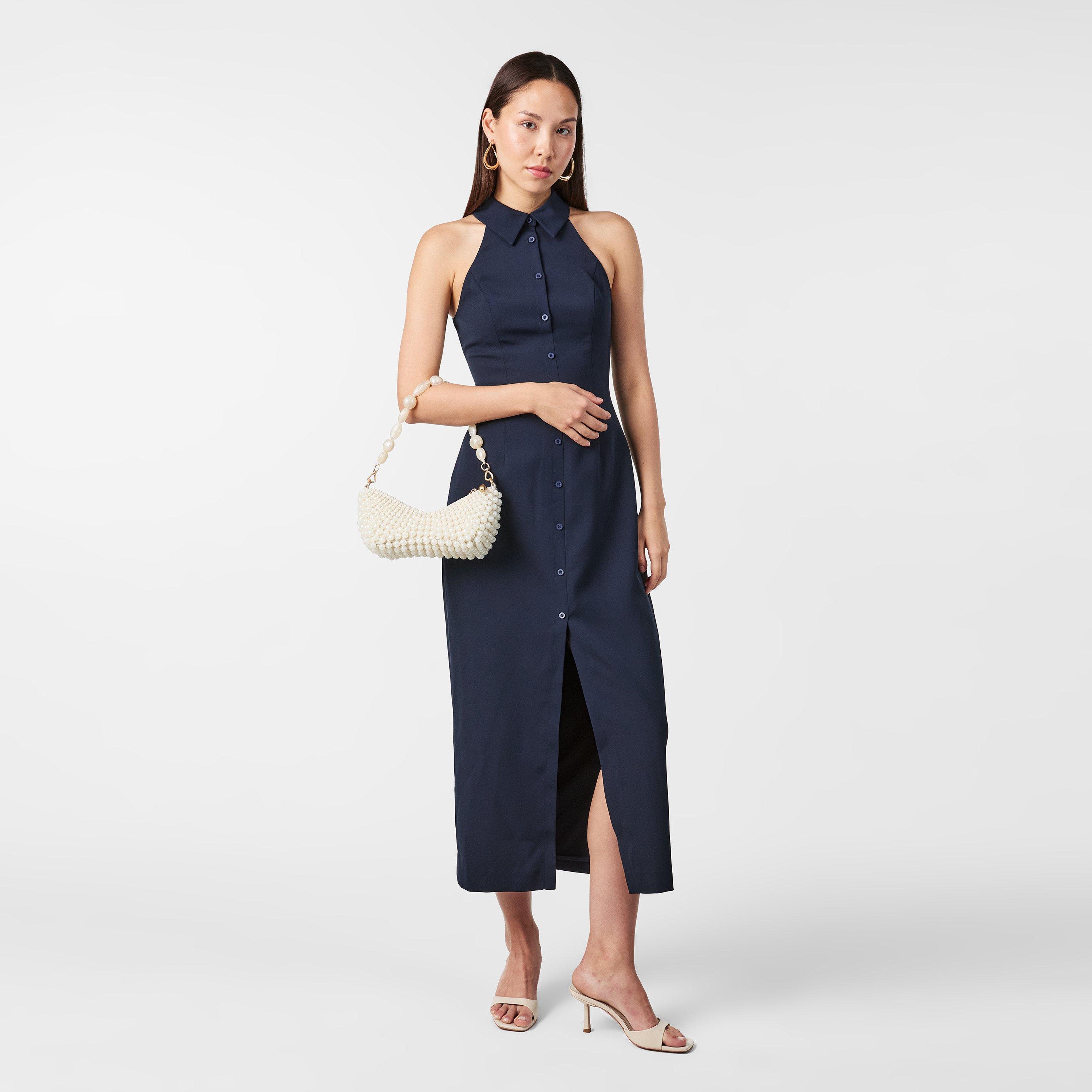 Navy - Odd Muse - The Ultimate Muse Collar Maxi Dress - 6