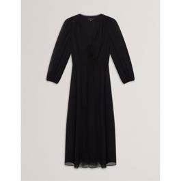 Ted Baker Women's Print Midi Tea Dress