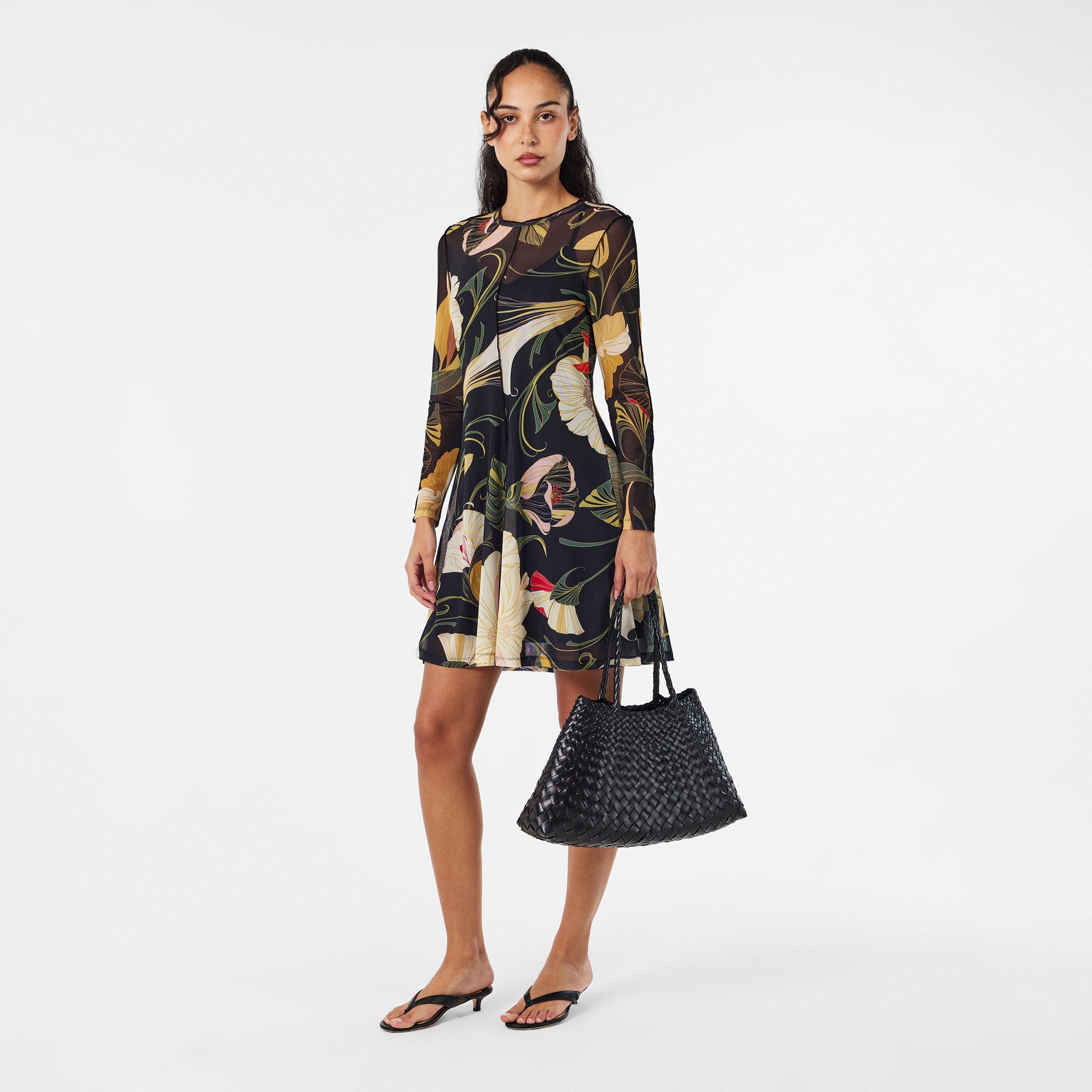 Black - Ted Baker - Women's Plain Mini Dress - 6