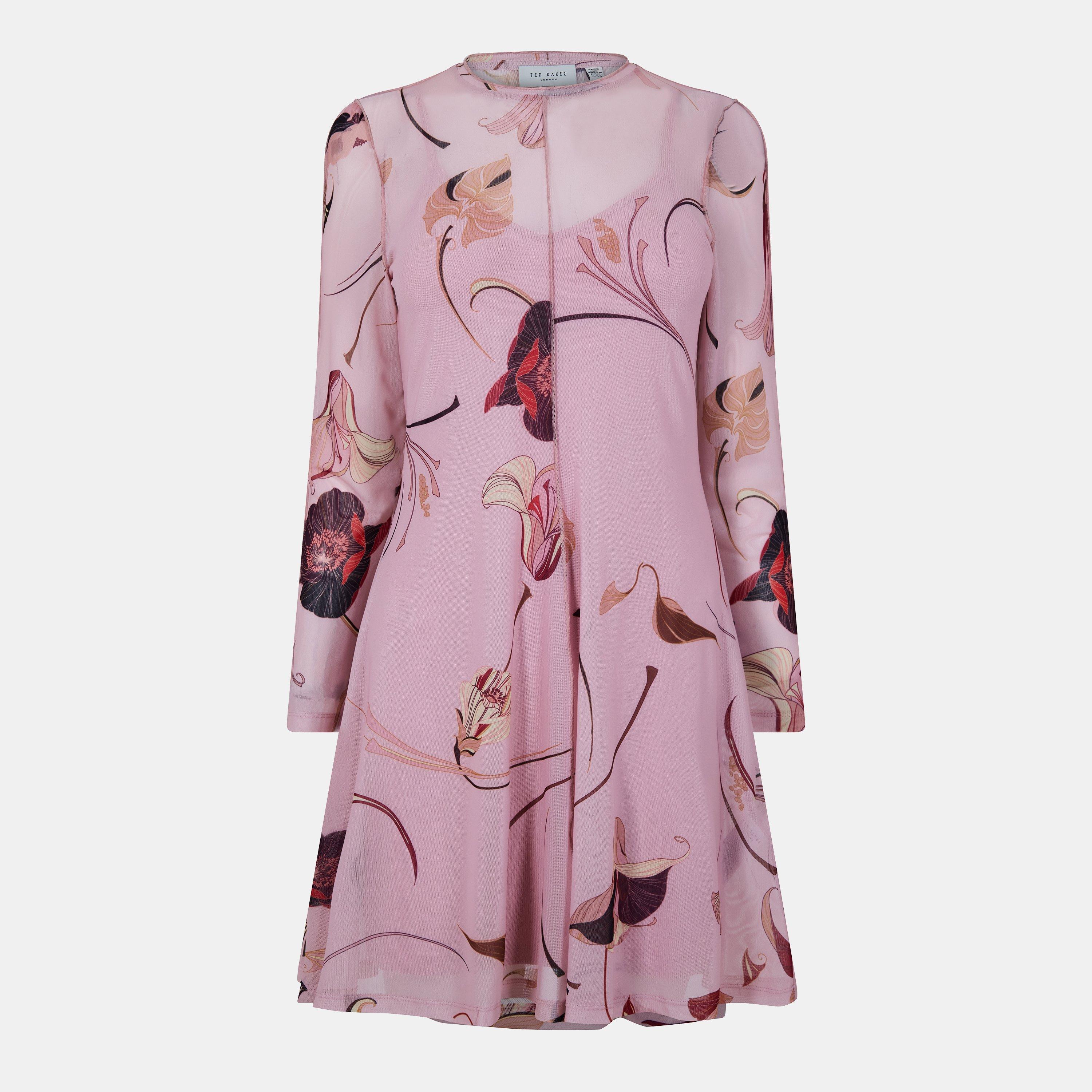 Ted Baker Women's Plain Mini Dress - Lt-Pink - 6 (2X)