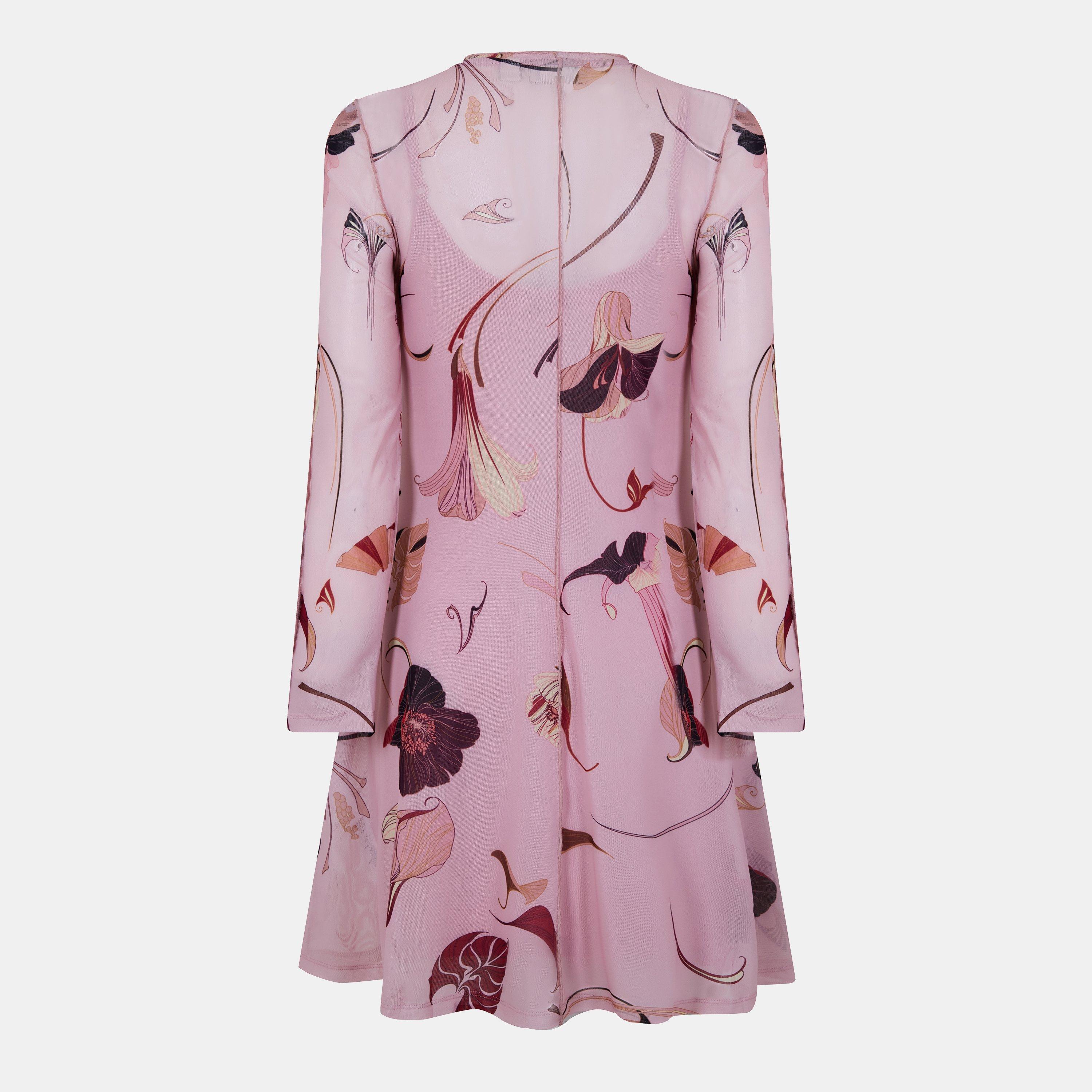 Lt-Pink - Ted Baker - Women's Plain Mini Dress - 2