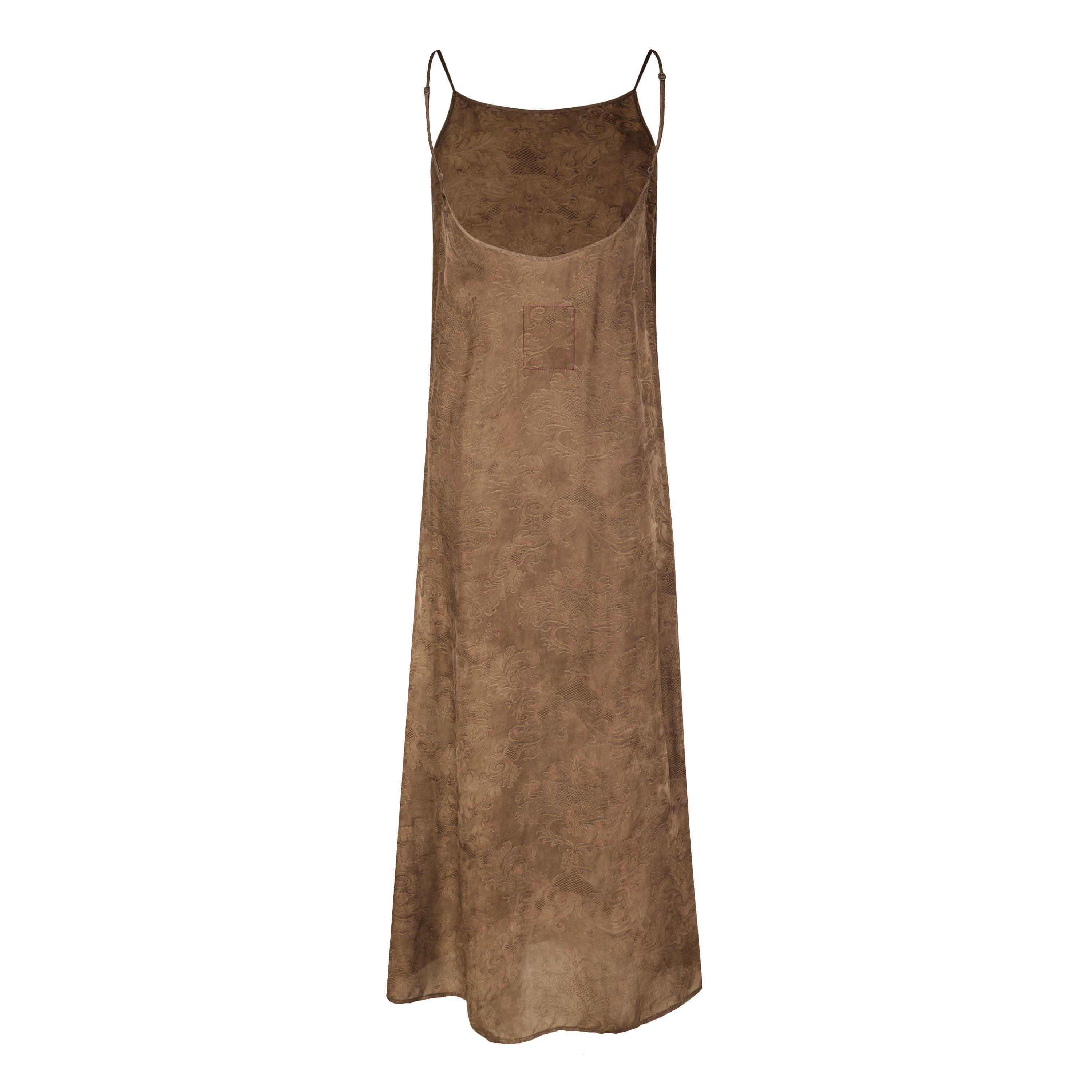 Mustard - Uma Wang - Women's Anaya Sheen Jacquard Viscose Maxi Dress - 2