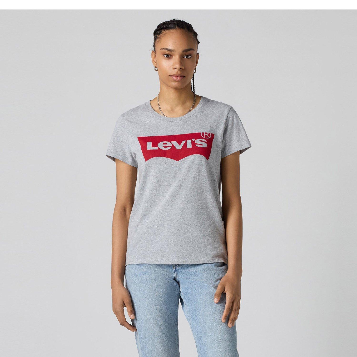 Batwing Grey - Levis - Levis The Perfect Tee Core Batwing T - 3