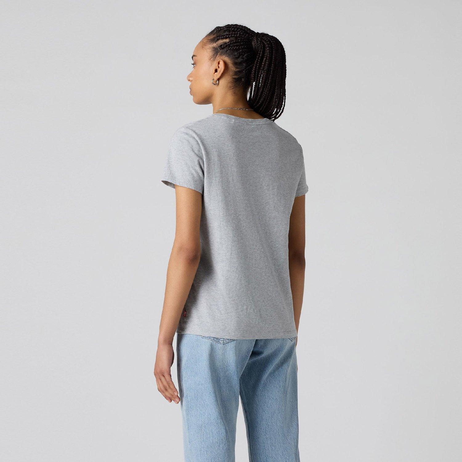 Batwing Grey - Levis - Levis The Perfect Tee Core Batwing T - 4