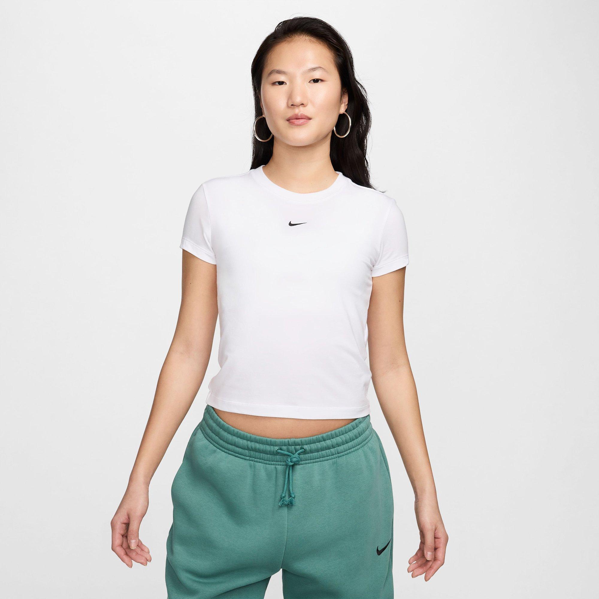 White/Black - Nike - Sportswear Chill Knit Womens T Shirt - 6