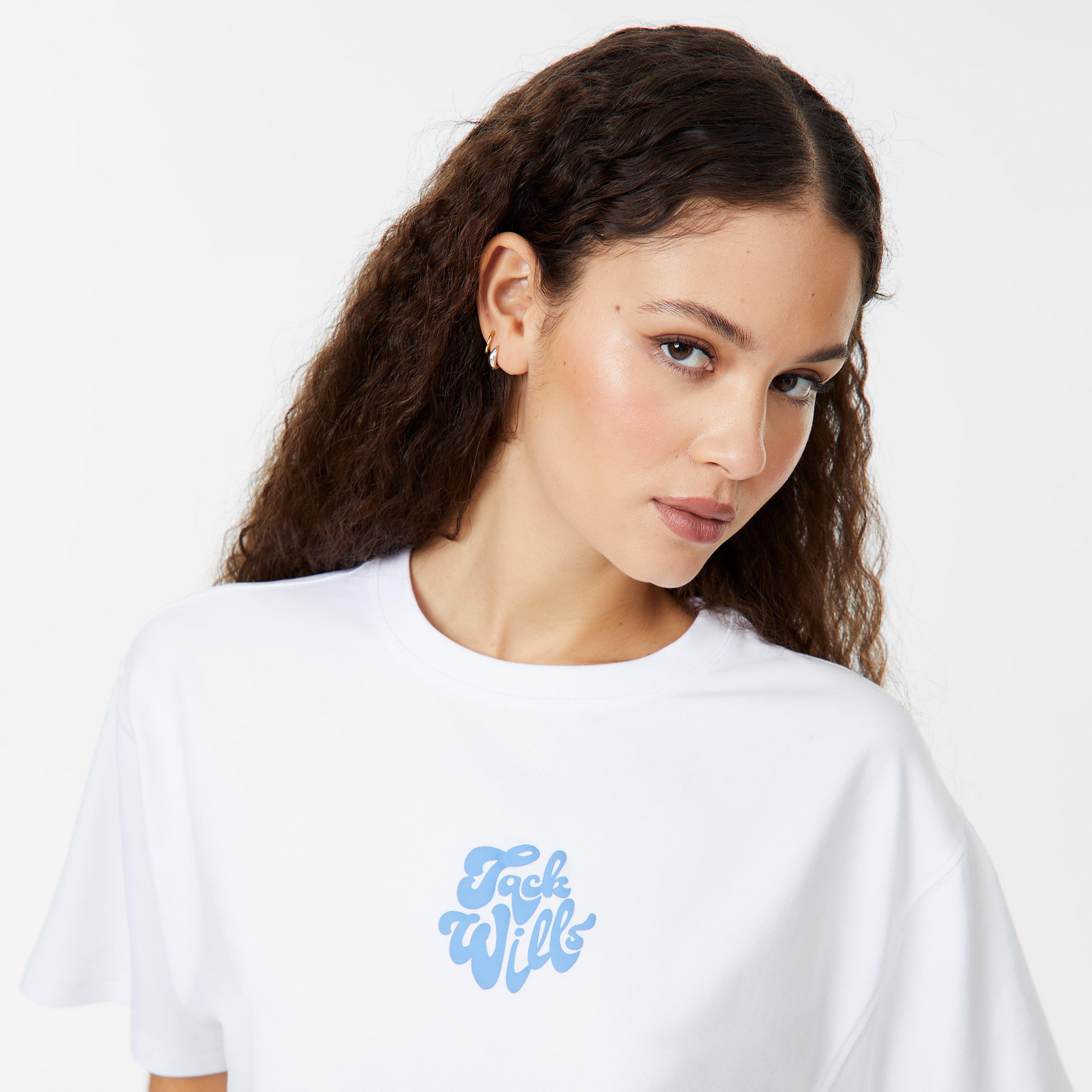 White - Jack Wills - Oversized Crew T-Shirt - 3