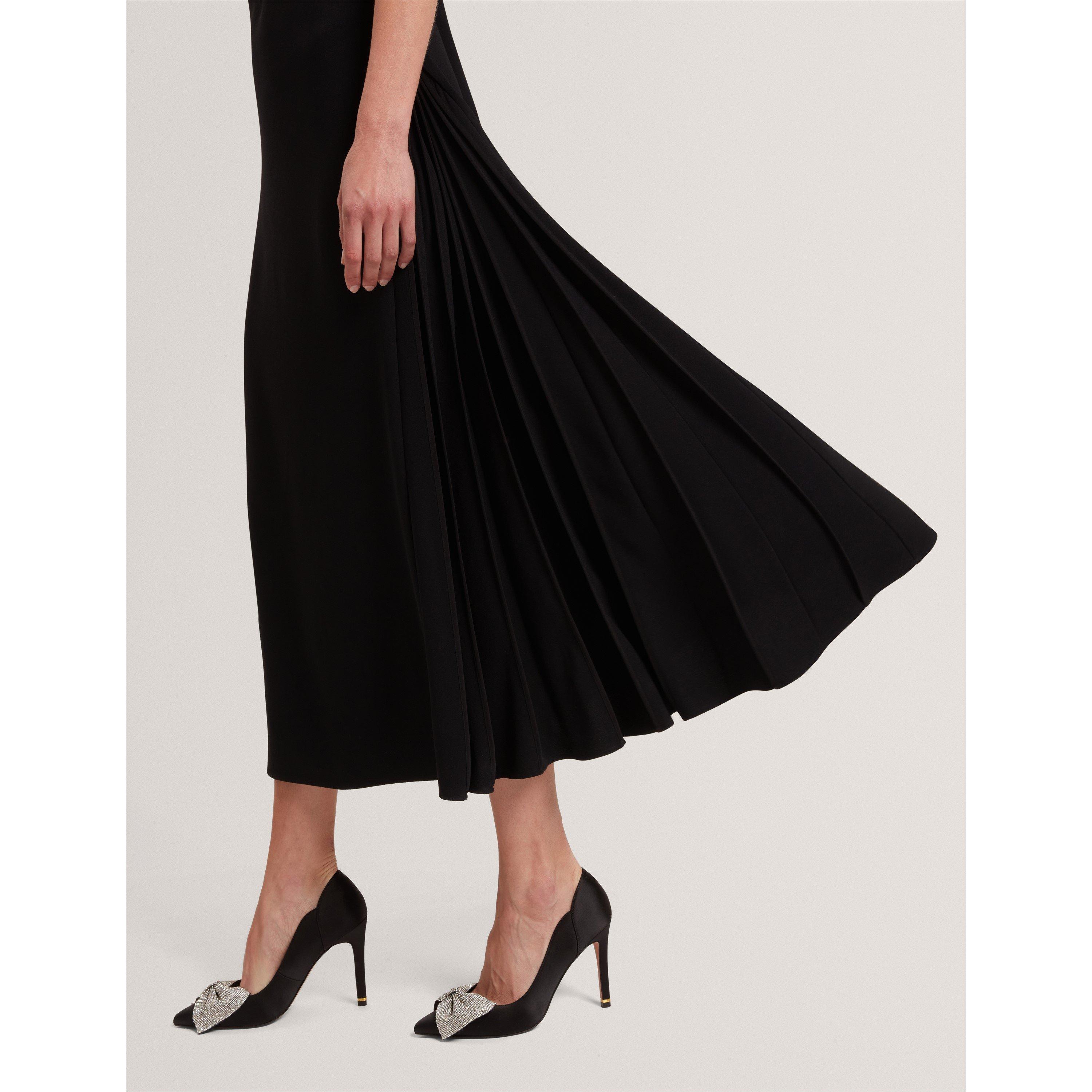 Nero - Ted Baker - Ted Pleat Midi Dress Ld54 - 4