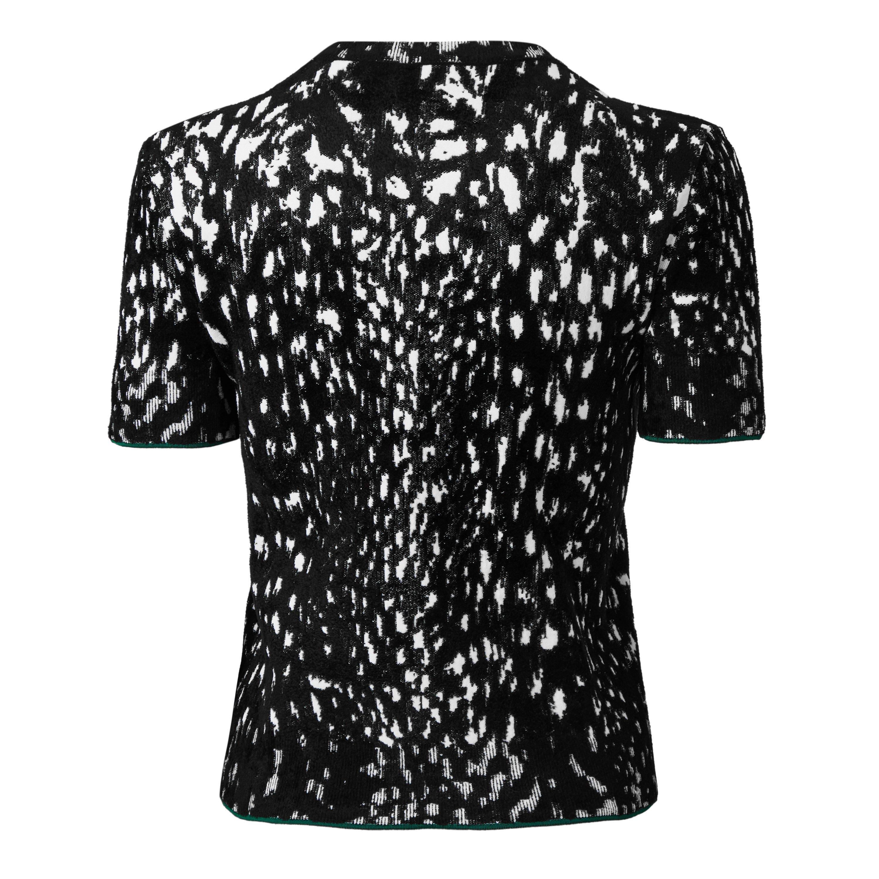 Lynx Jaquard - Tom Ford - TF Velvet Crewneck T Ld64 - 2
